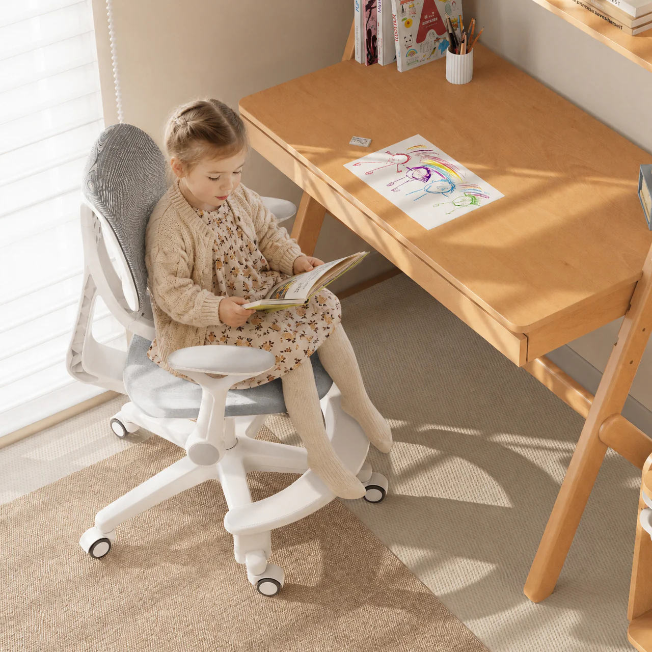 Elite Kids Ergonomic Study Chair - Image 4
