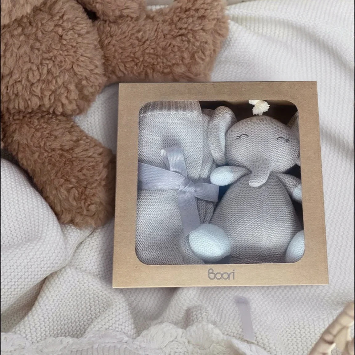 Ellis Elephant Soft Toy and Blanket Gift - Image 3