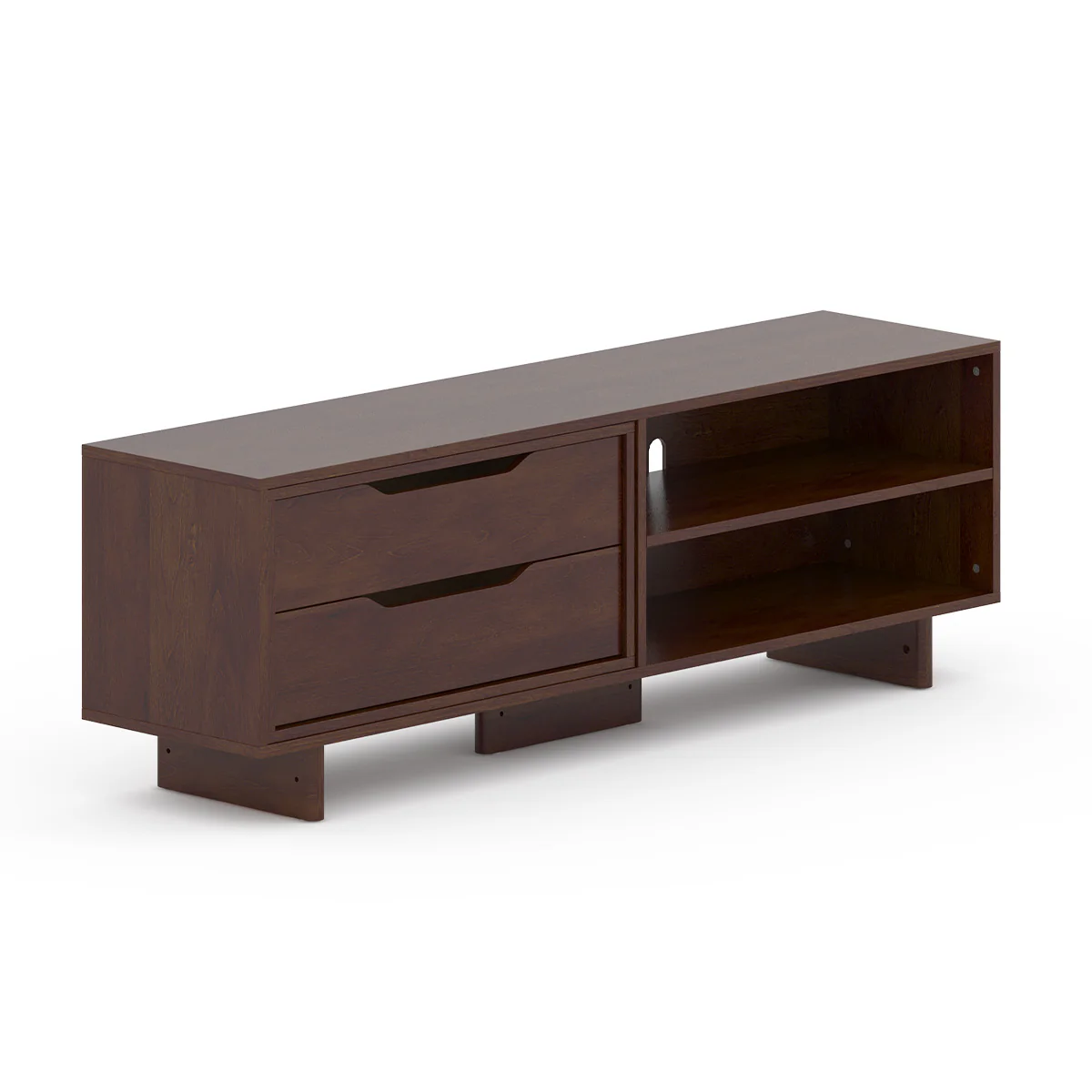 Entertainment Unit (1.66m) + 2 Drawers - Image 7