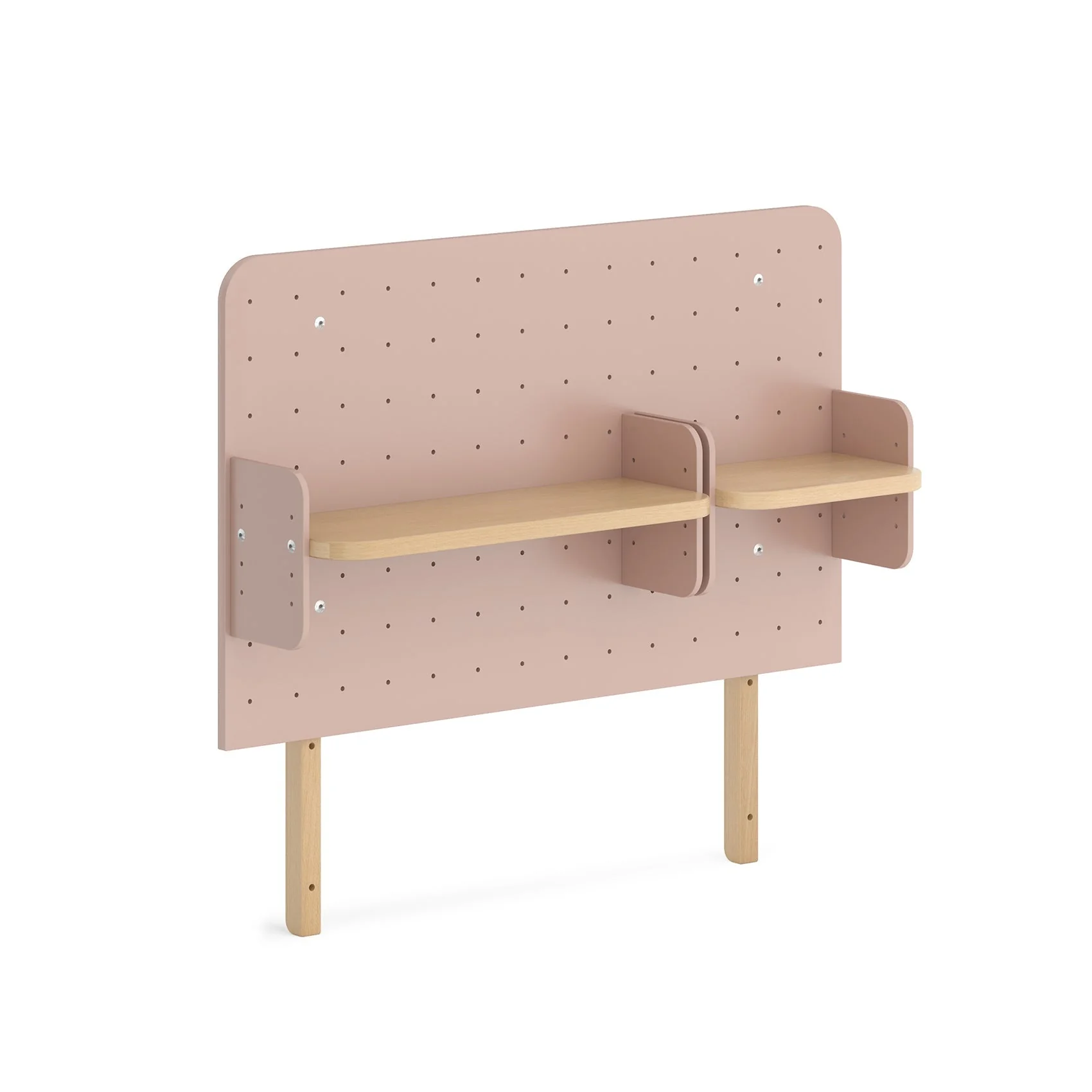 Ergonomic Pegboard Bookshelf Hutch 118cm - Image 6