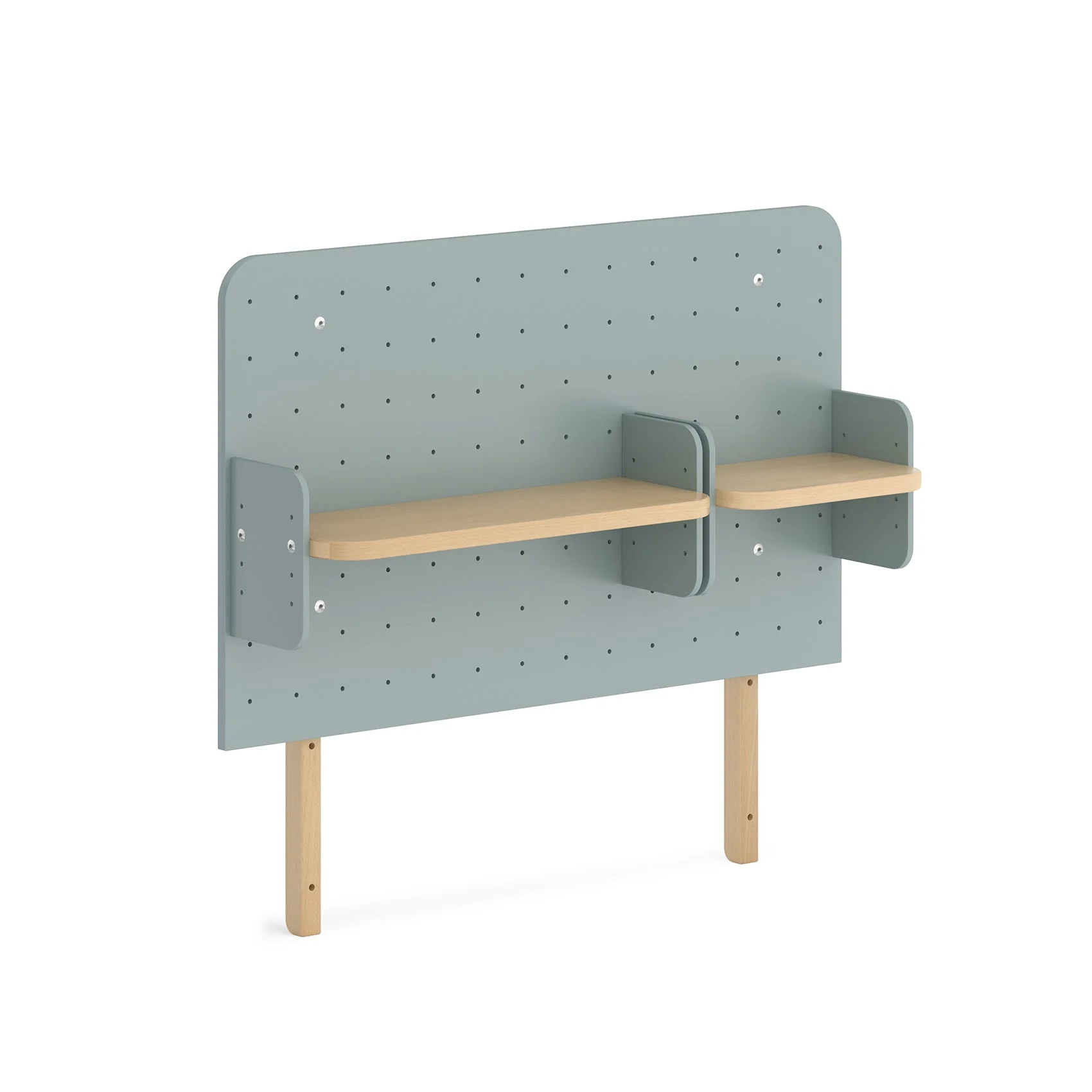 Ergonomic Pegboard Bookshelf Hutch (100cm) - Image 5