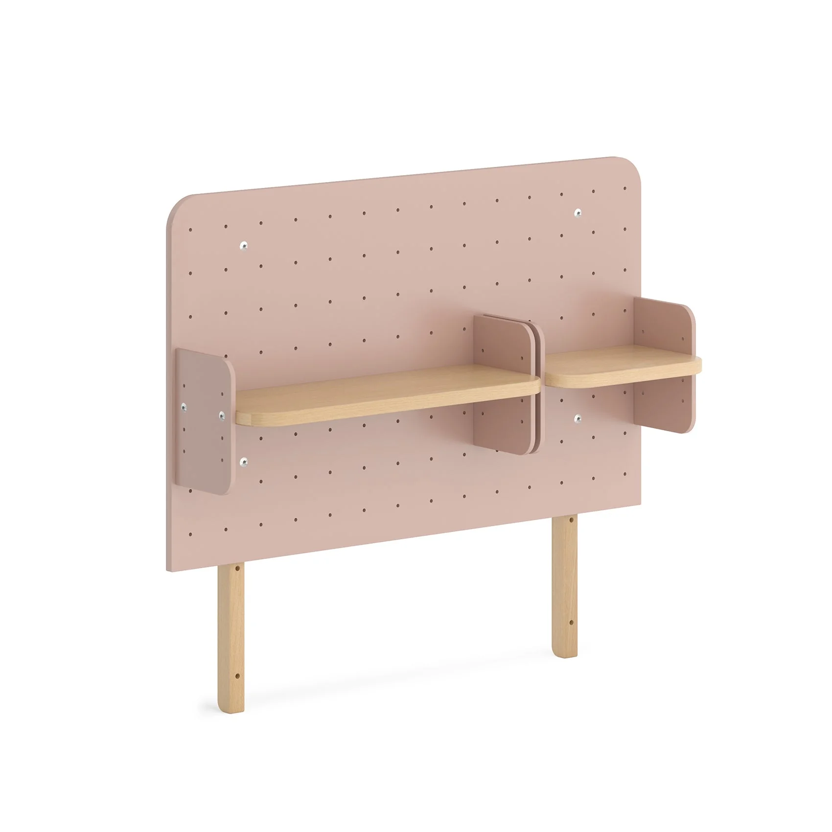 Ergonomic Pegboard Bookshelf Hutch (100cm) - Image 6