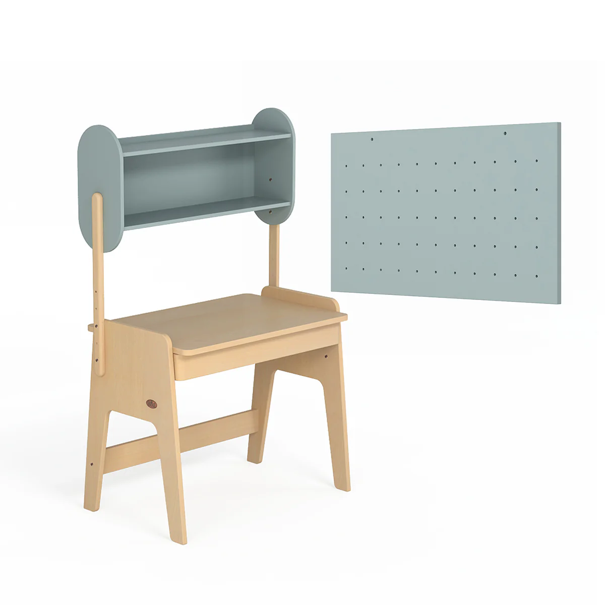 Euler Desk with Pegboard and Hutch Package - Image 10
