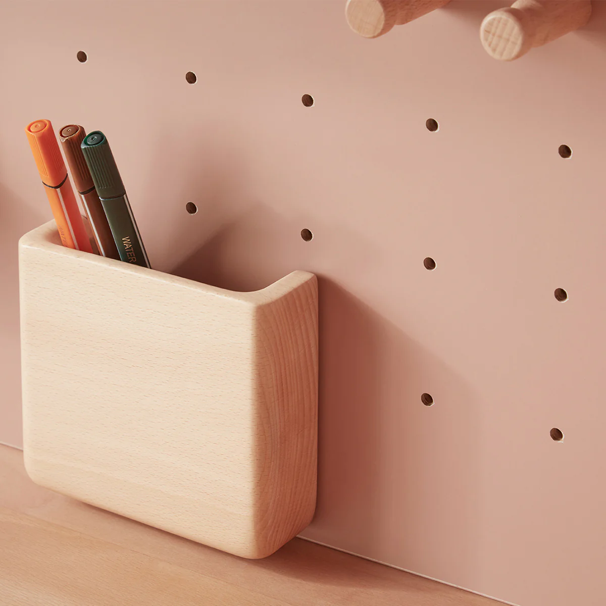 Euler Desk with Pegboard Hutch, Study Chair and Cushion Set Package - Image 10