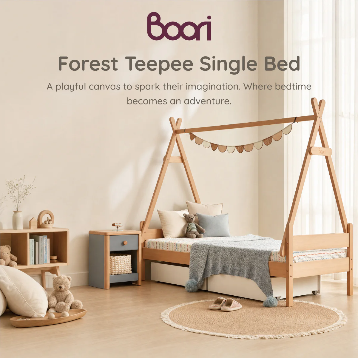 Forest Teepee Single Bed - Image 7