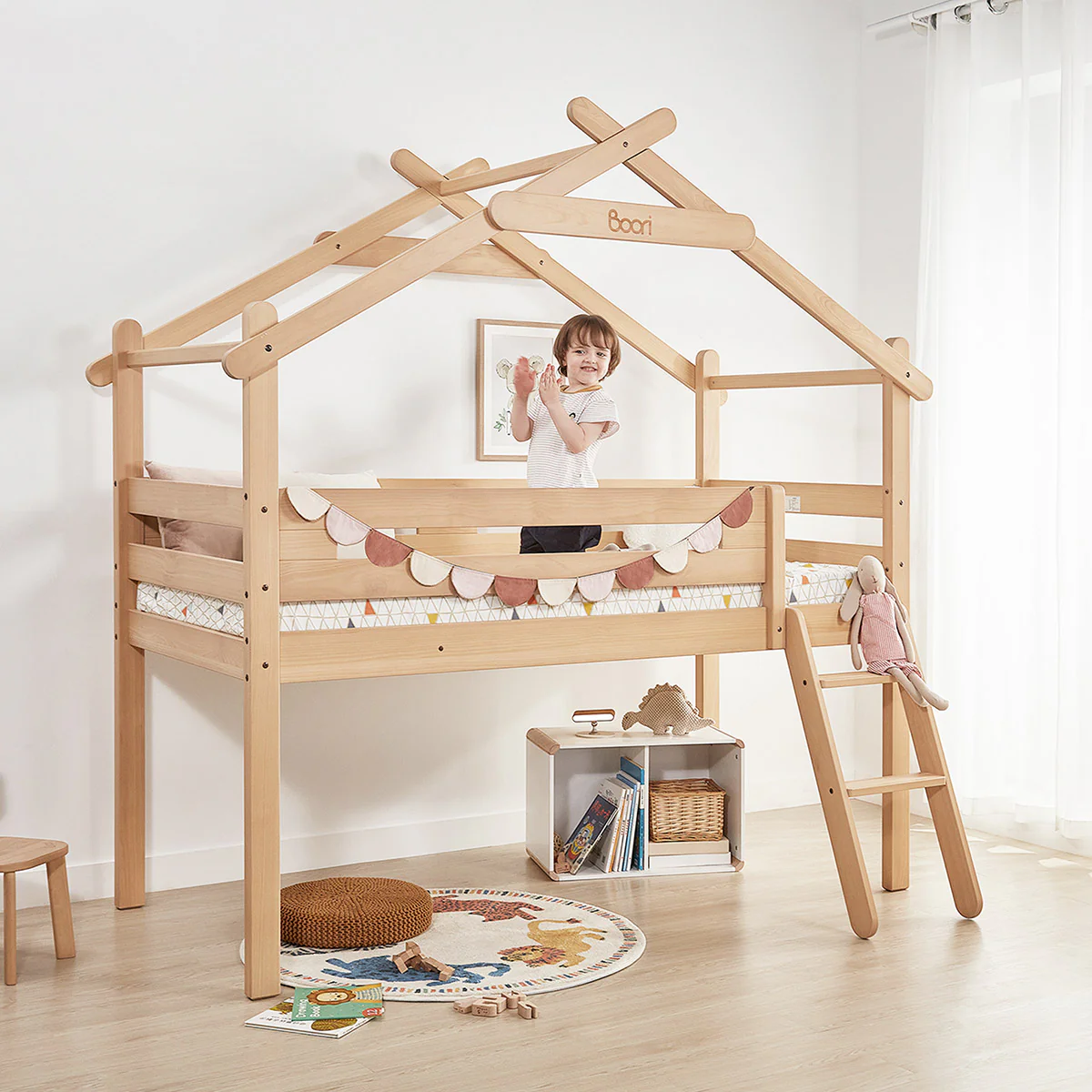 Forest Teepee Single Loft Bed - Image 11