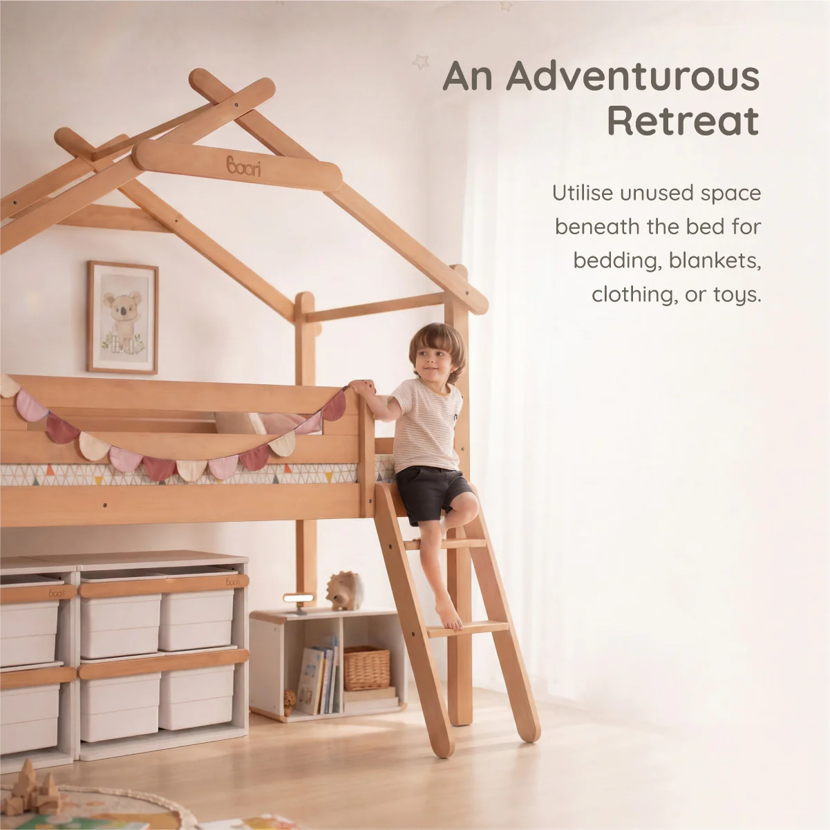 Forest Teepee Single Loft Bed package deal - Image 4