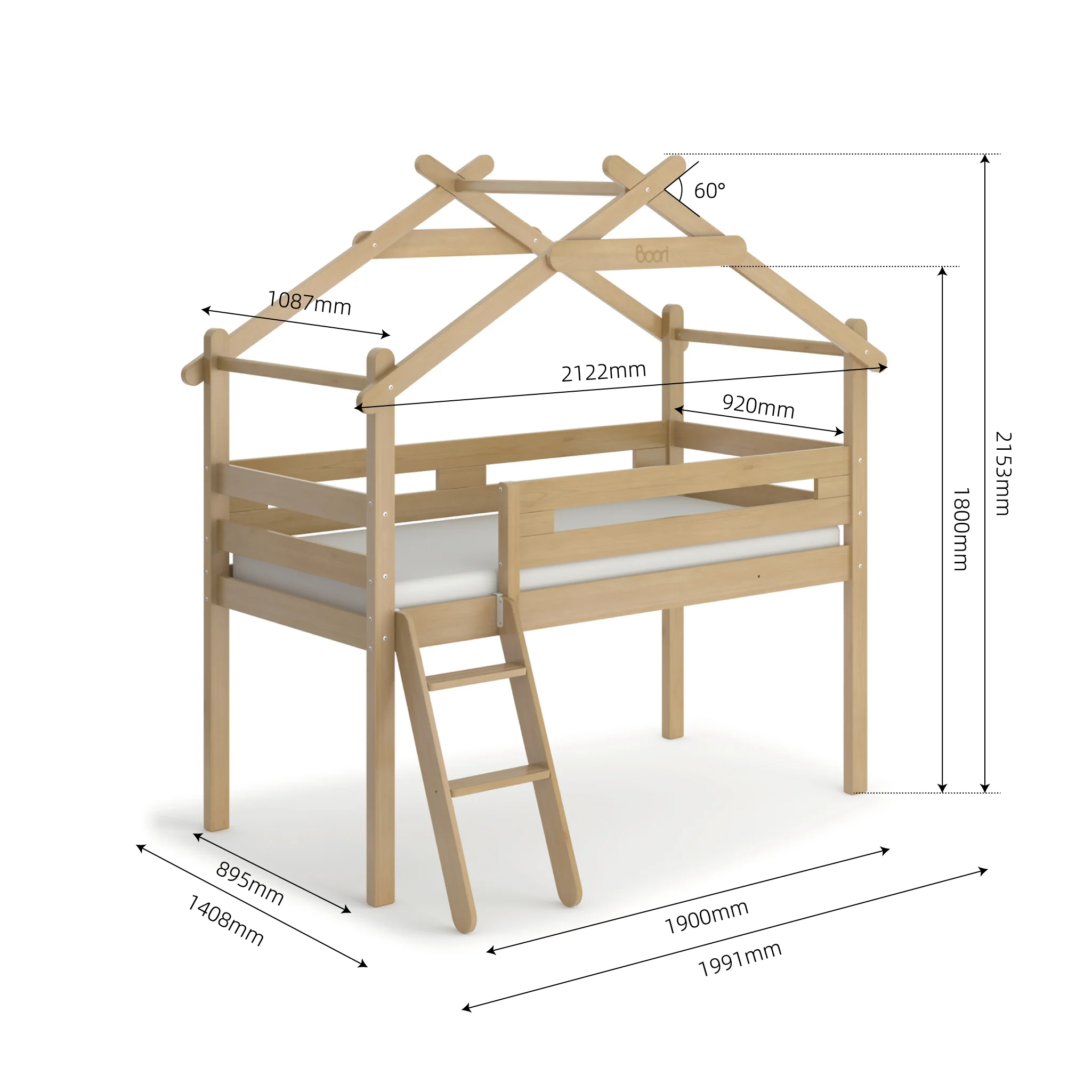Forest Teepee Single Loft Bed package deal - Image 9