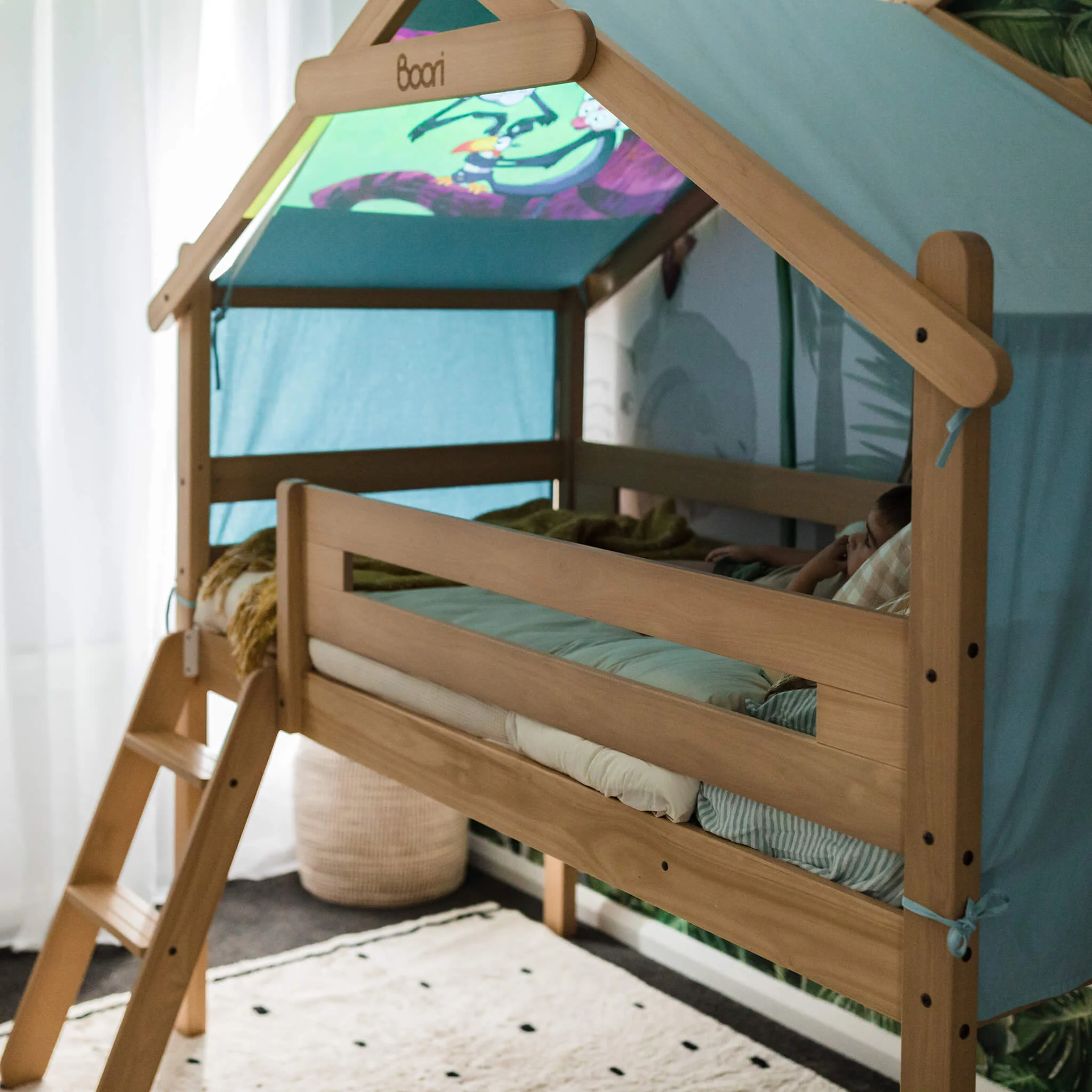 Forest Teepee Single loft Tent Canopy - Image 4