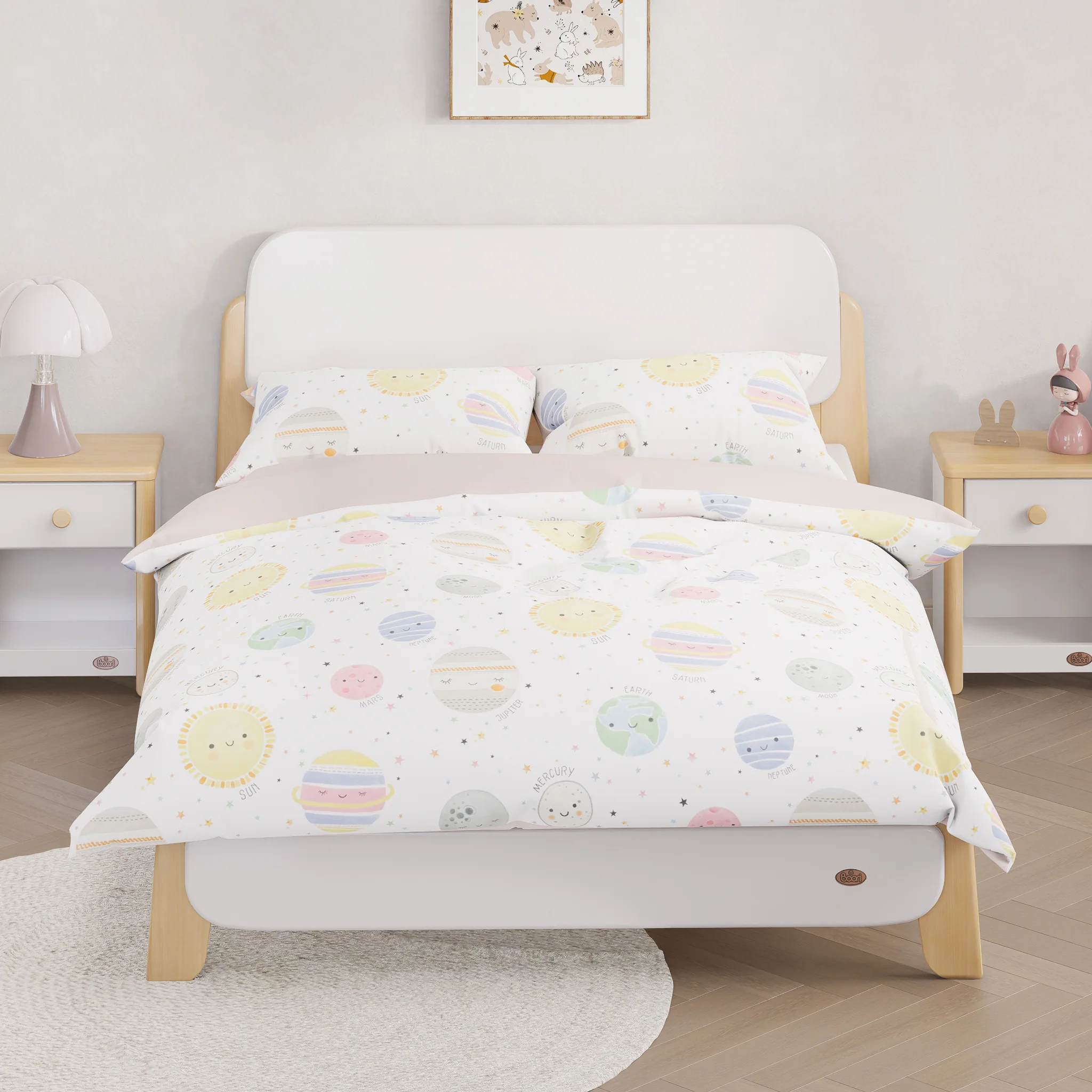 Happy Planet Double Quilt Cover Set