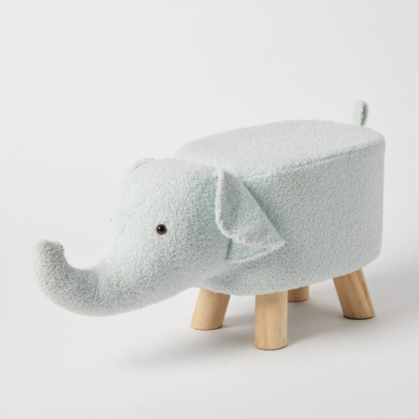 Jiggle & Giggle Elephant Boucle Kids Stool