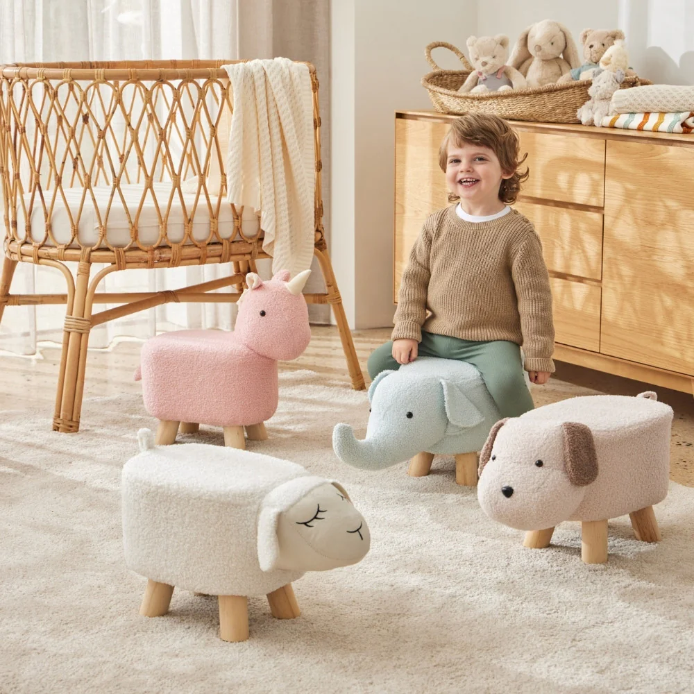 Jiggle & Giggle Puppy Boucle Kids Stool - Image 2