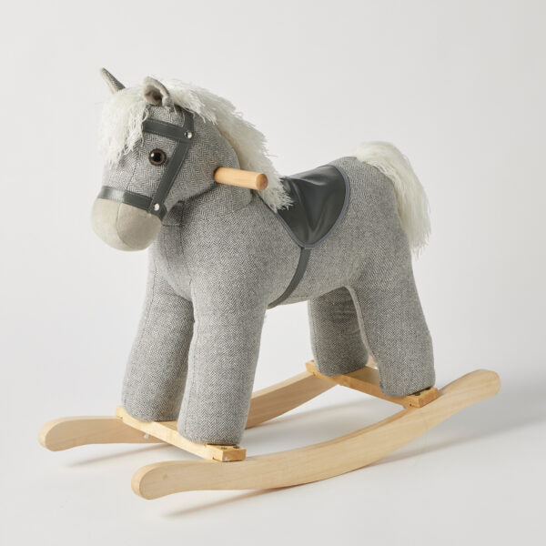 Jiggle & Giggle Rocking Tweed Horse - Image 3