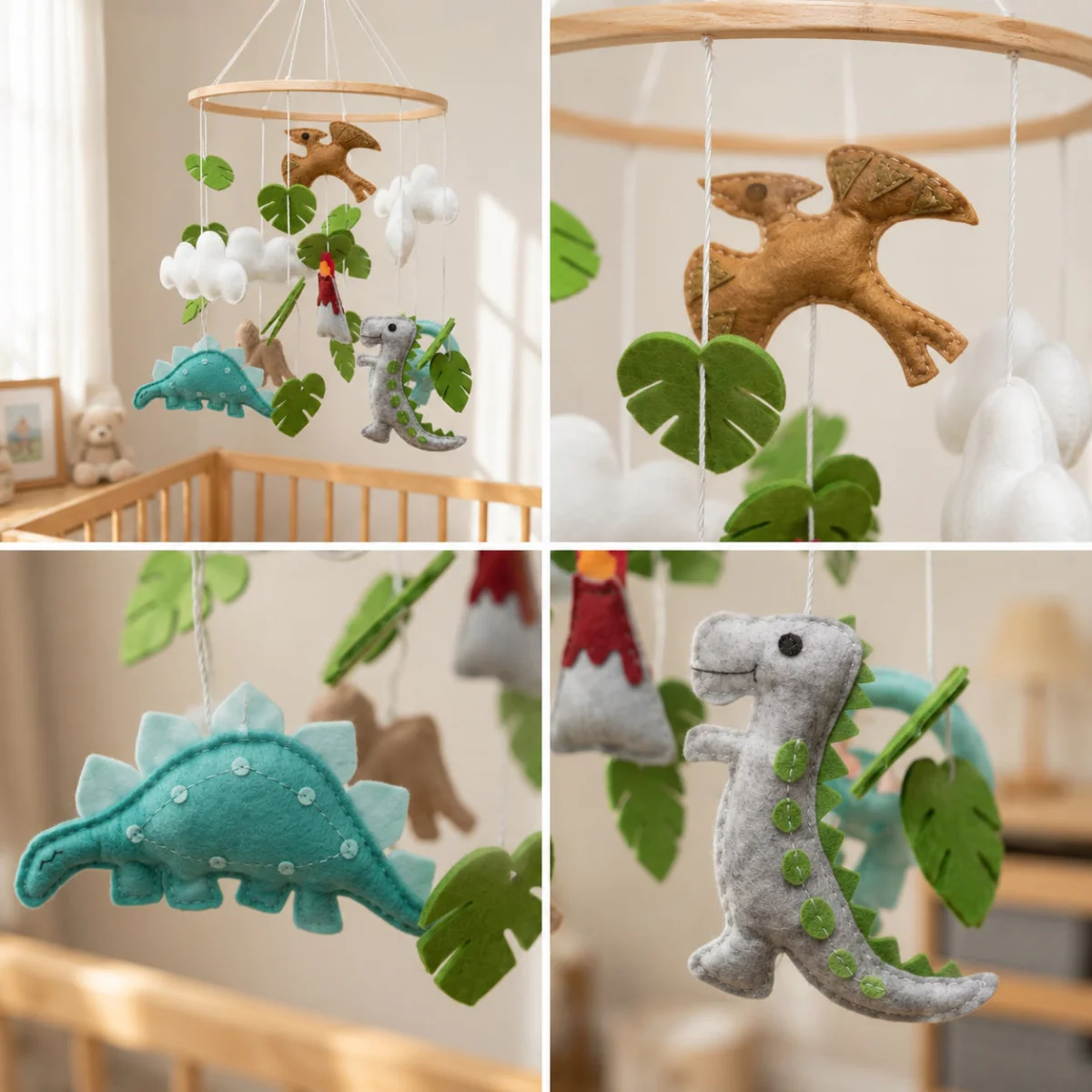 Jurassic Friends Musical Baby Mobile - Image 3
