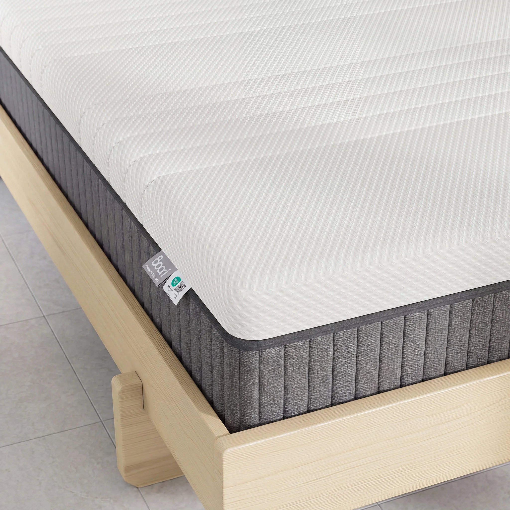 King Lux Pocket Spring Mattress 202 x 182 x 26cm - Image 11