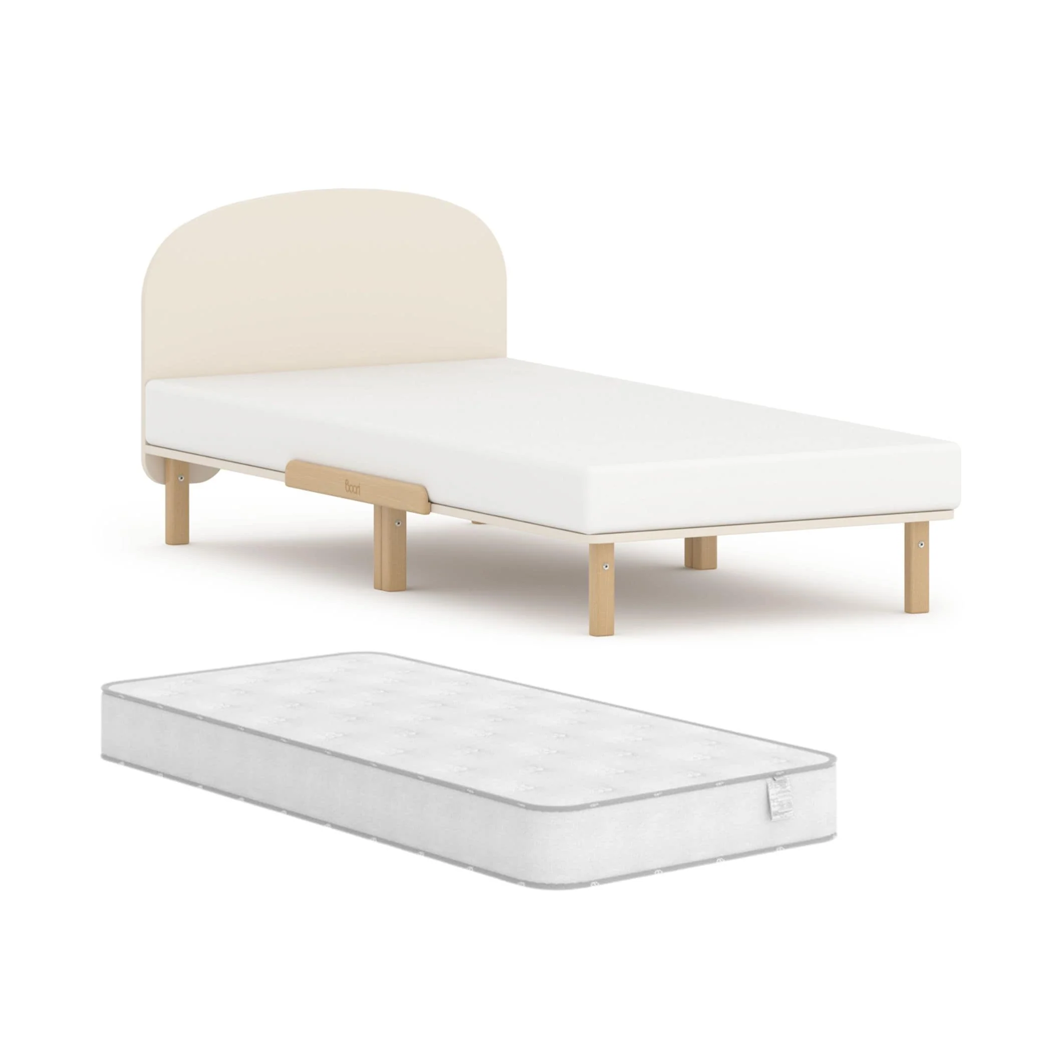 Leaf Single Bed & Pocket Spring Mattress Package - Image 4