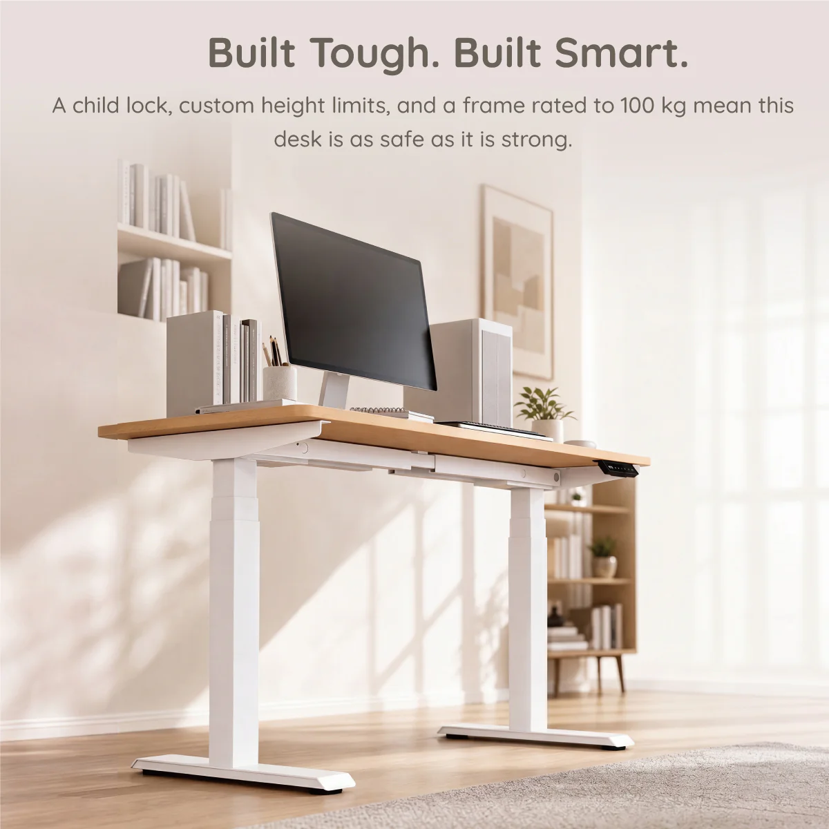 Leo Electric Sit and Stand 1.4m Desk - Image 5