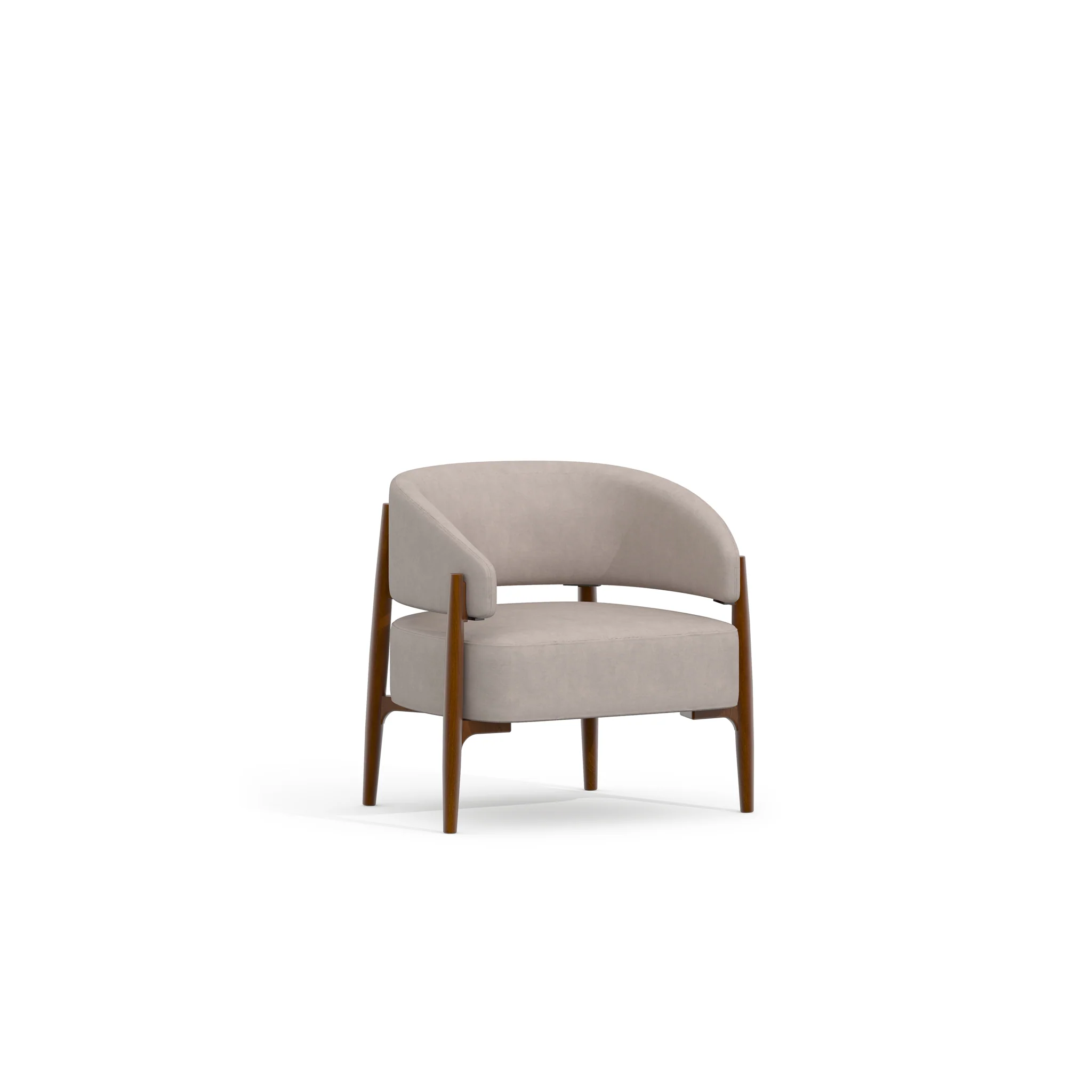 Luna Curved Armchair - Image 6