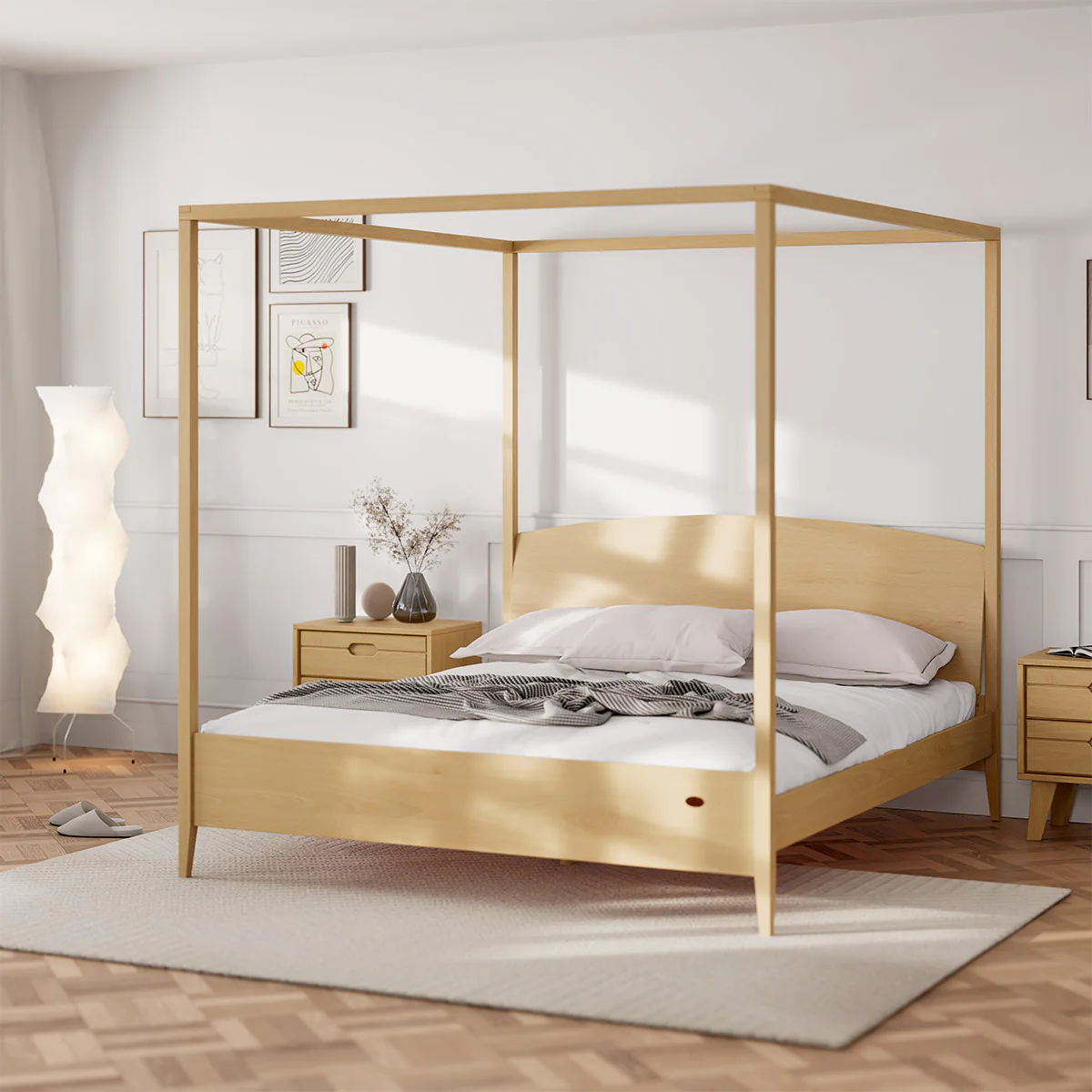 Lunar Canopy King Bed - Image 8