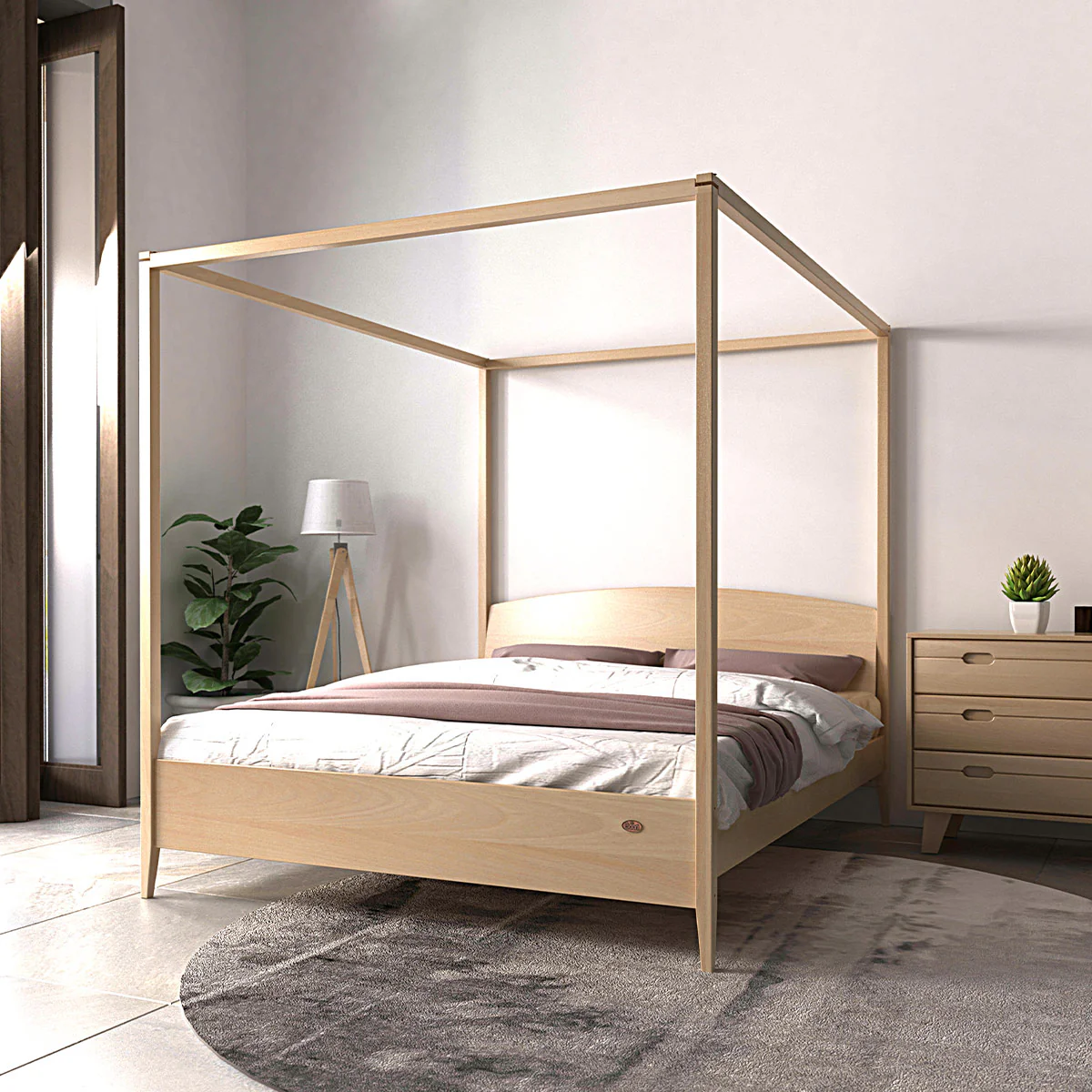 Lunar Canopy Queen Bed