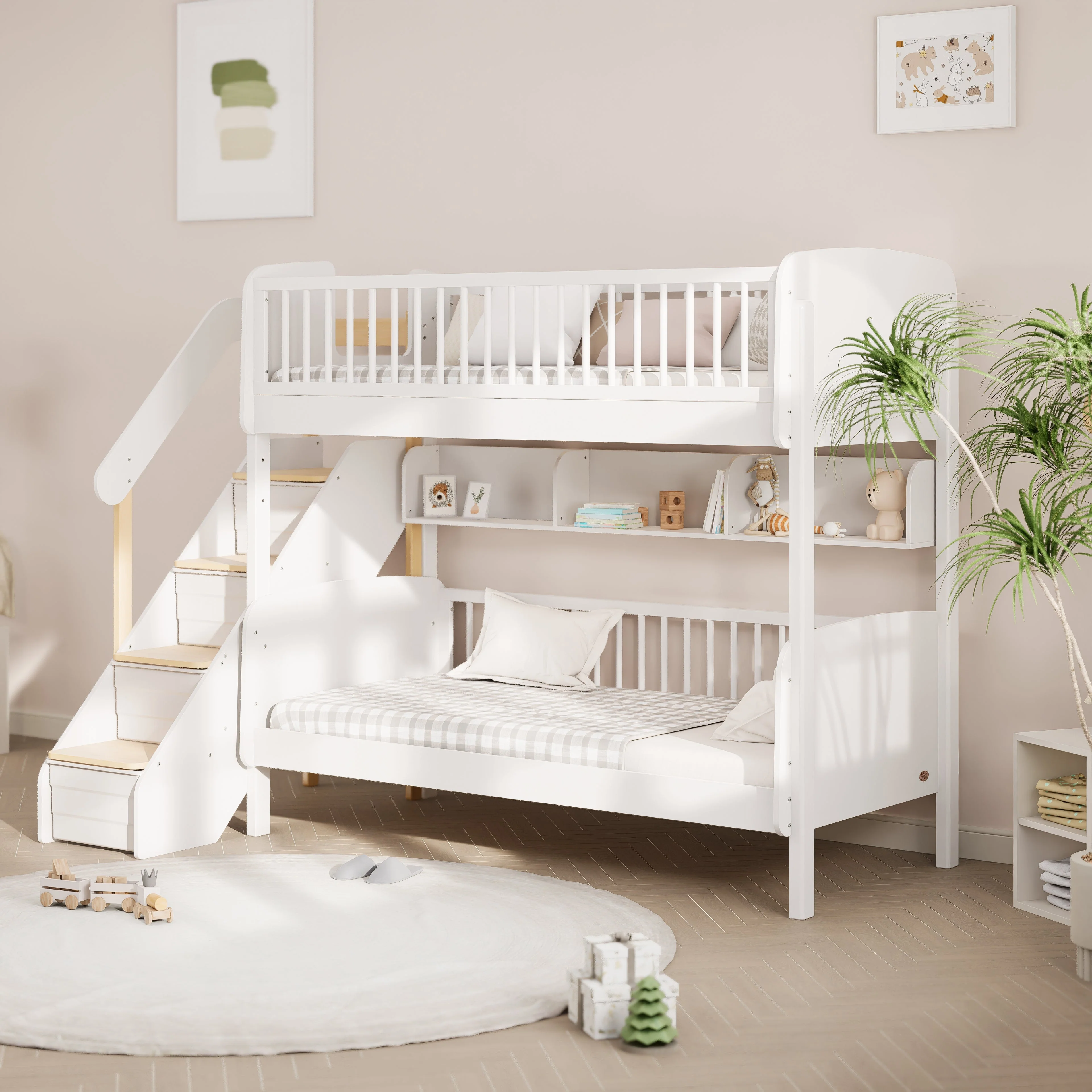 Matilda Single Bunk Bed + Storage Staircase - Image 10