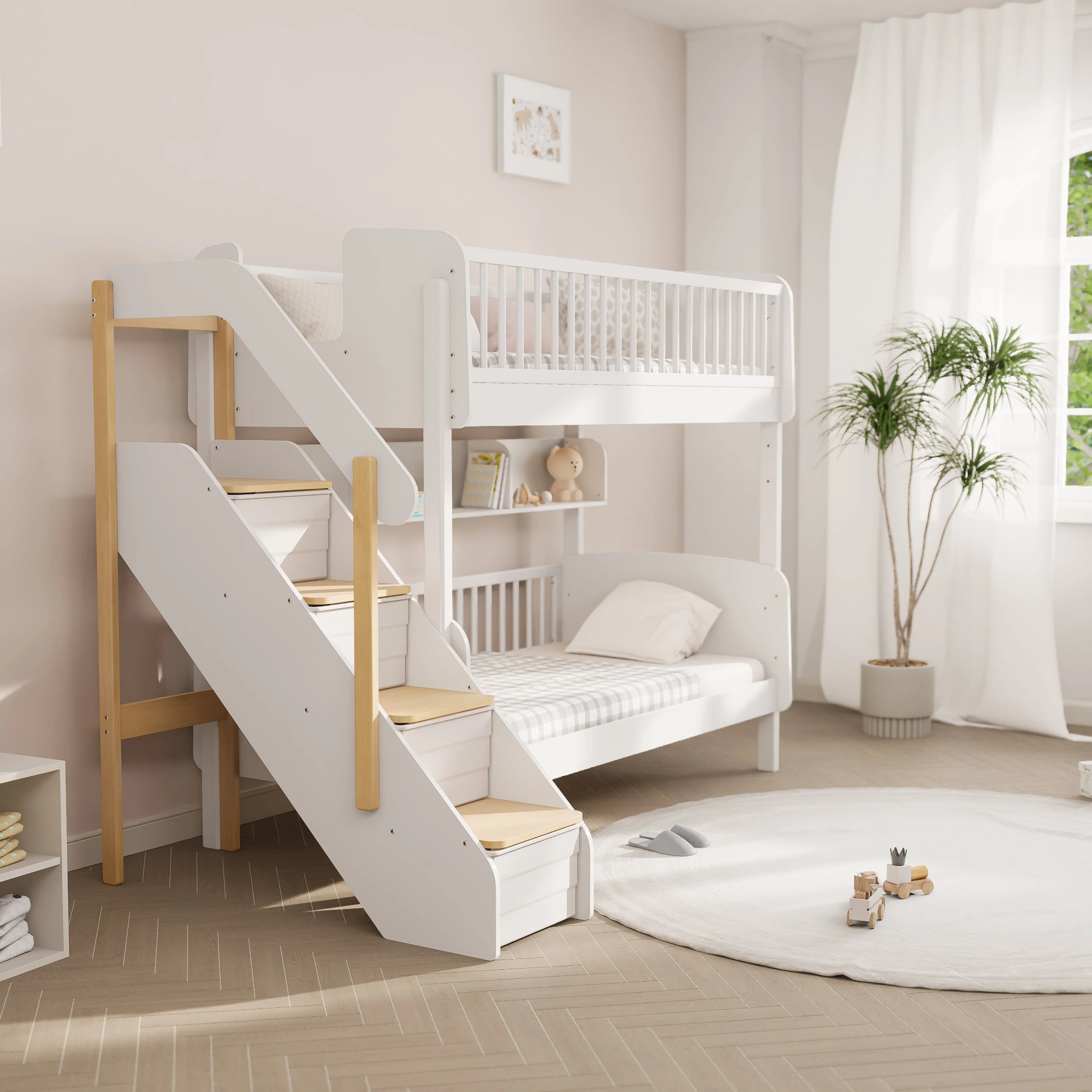 Matilda Single Bunk Bed + Storage Staircase - Image 11