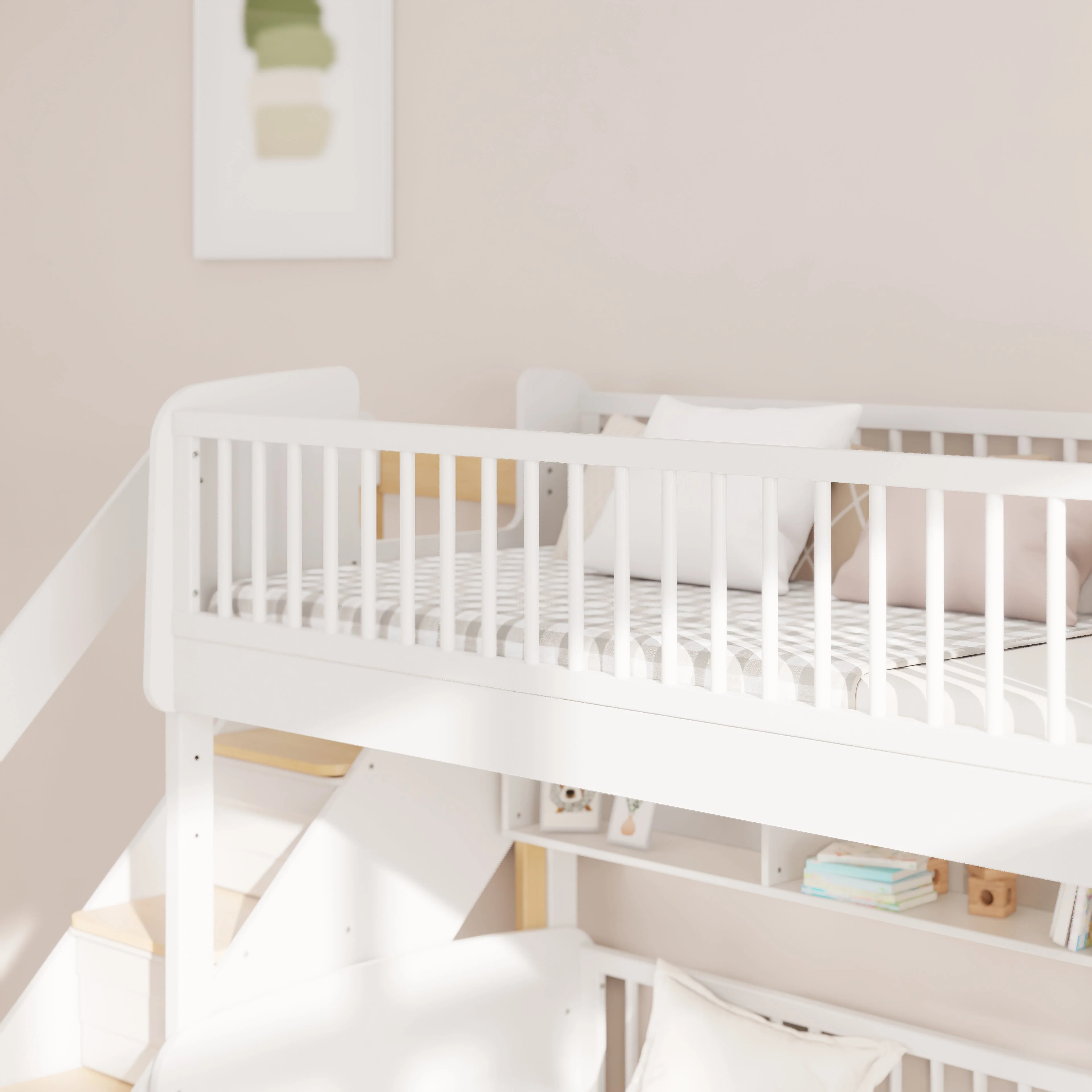 Matilda Single Bunk Bed + Storage Staircase - Image 15