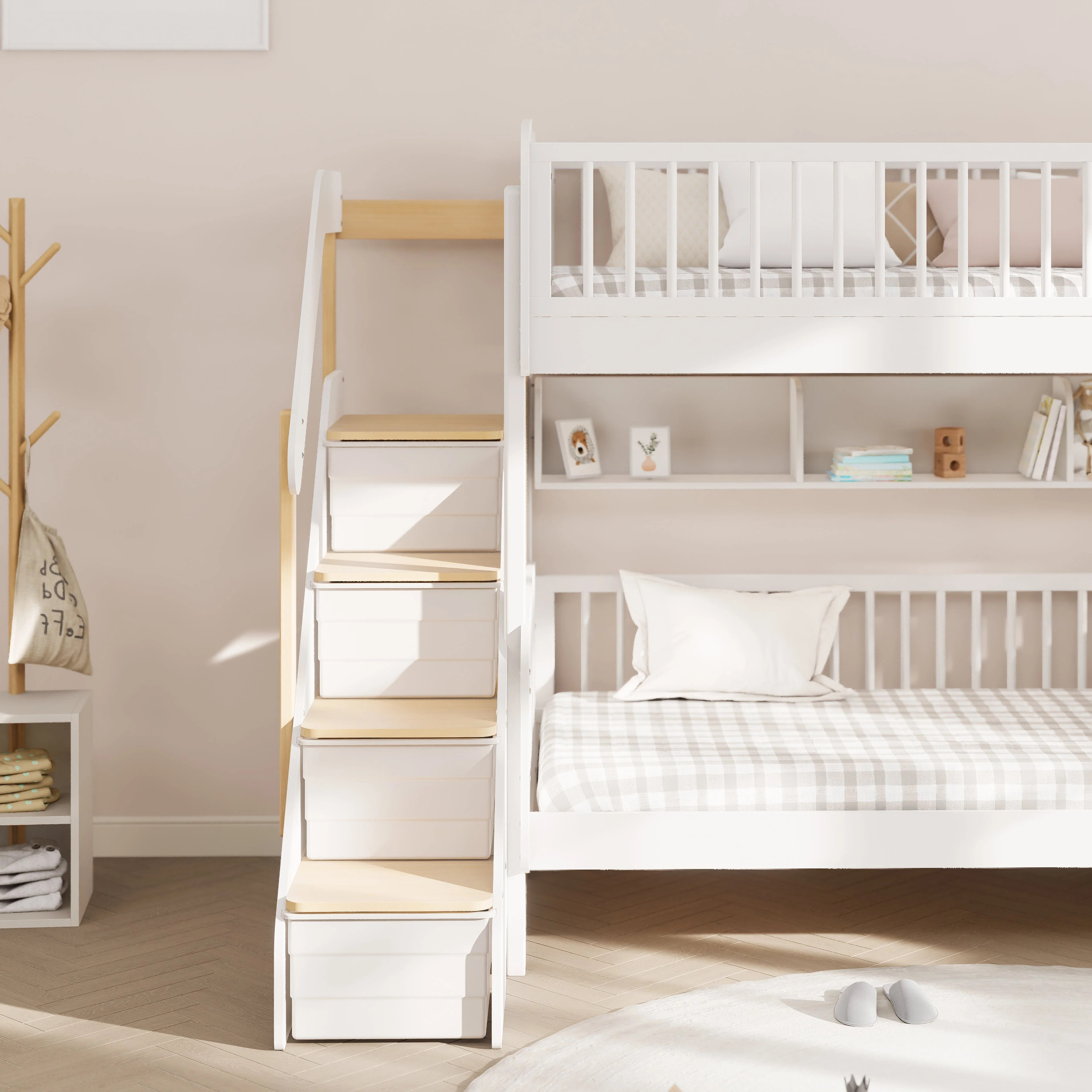 Matilda Single Bunk Bed + Storage Staircase - Image 7