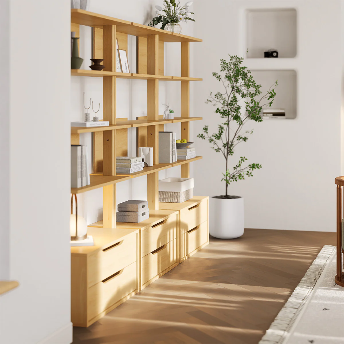 Modular 2 Drawer Bookshelf - Image 11