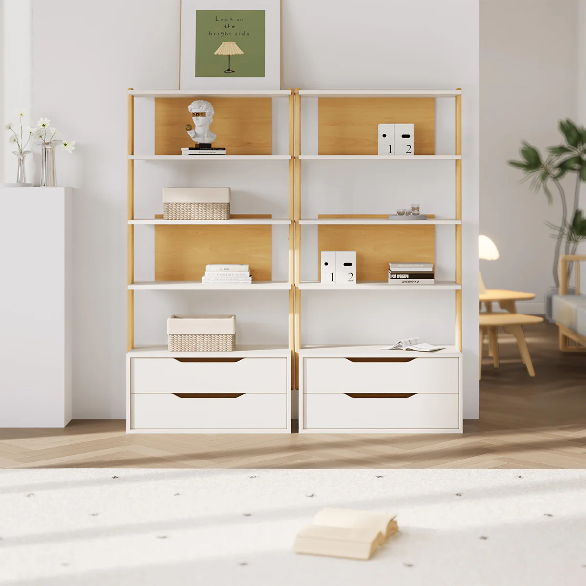Modular 2 Drawer Bookshelf - Image 12