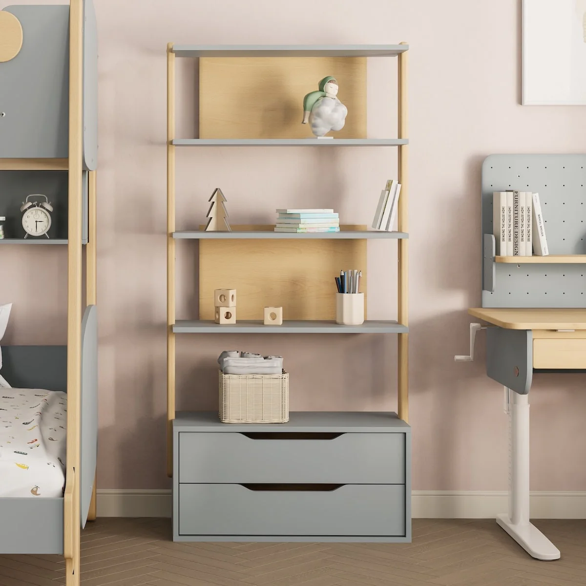 Modular 2 Drawer Bookshelf - Image 15