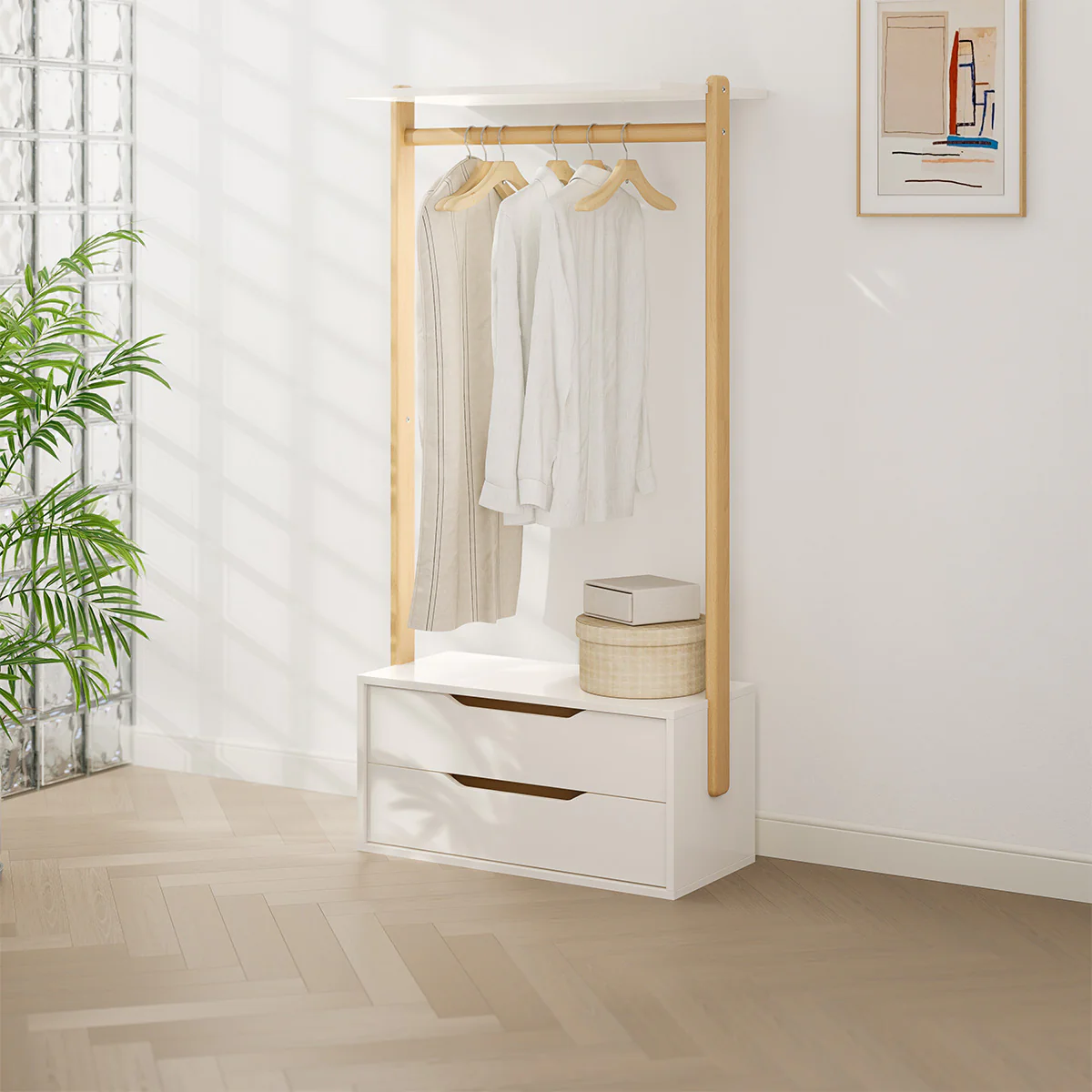 Modular 2 Drawer Clothing Rack LARGE - Image 10