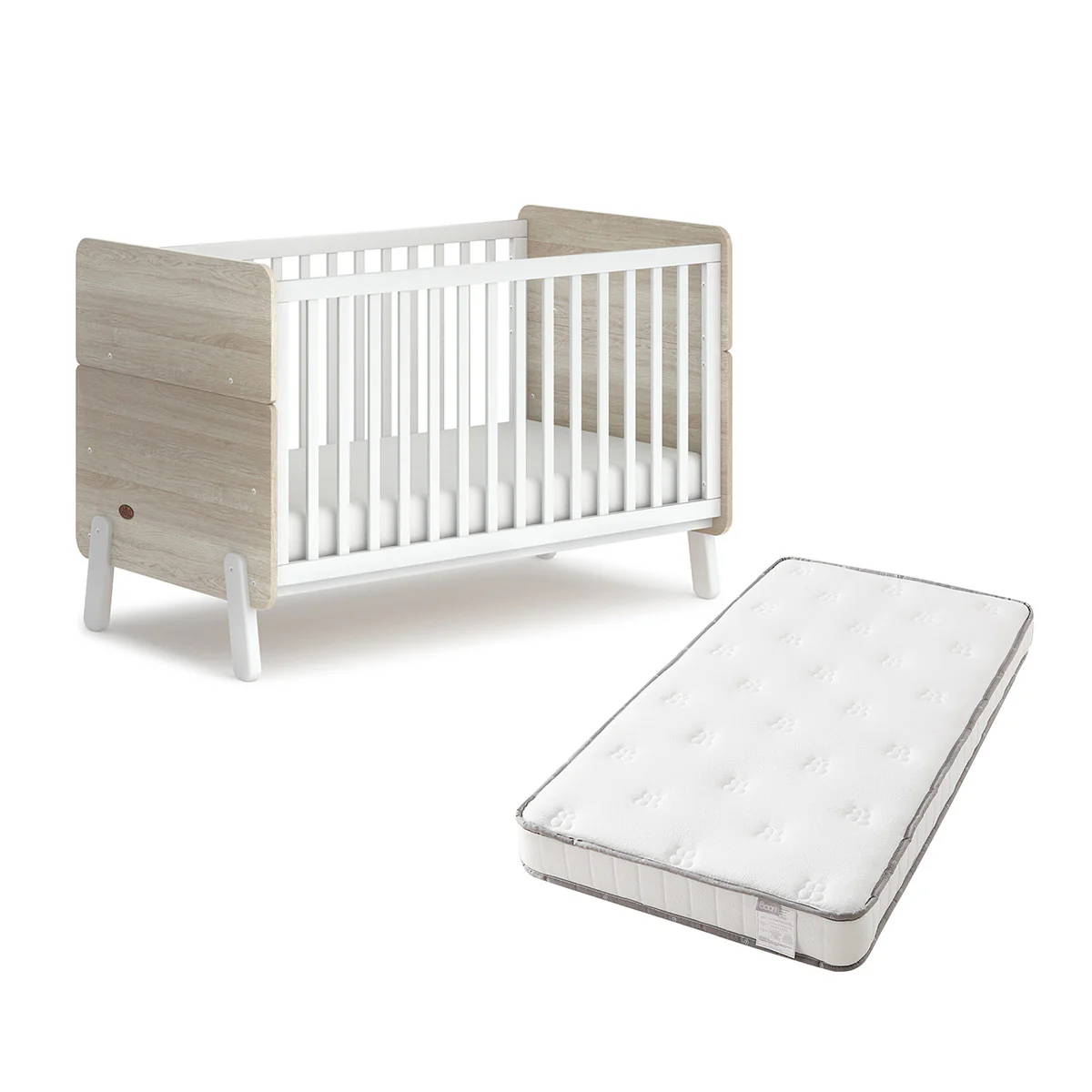 Natty Baby Cot & Pocket Spring Mattress Bundle - Image 2