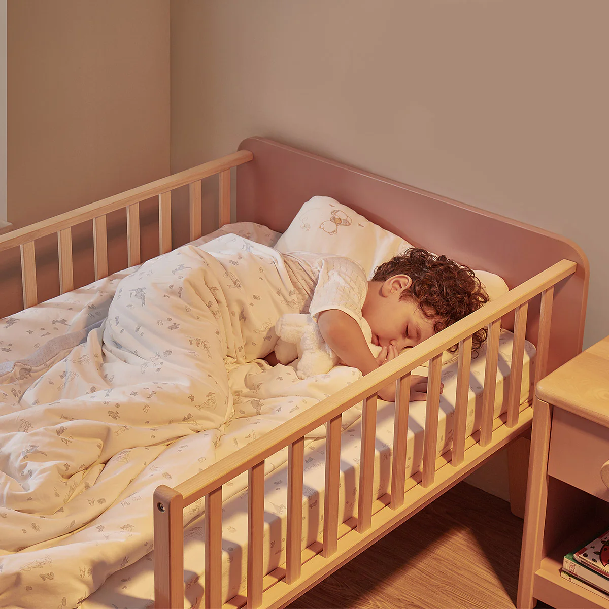 Natty Bedside Bed & Pocket Spring Mattress Package - Image 3