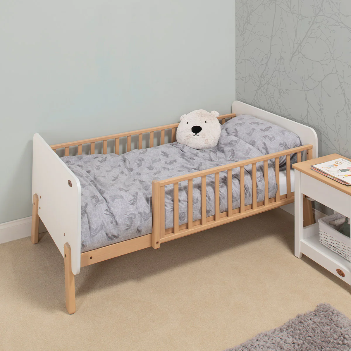 Natty Bedside Bed & Pocket Spring Mattress Package - Image 4
