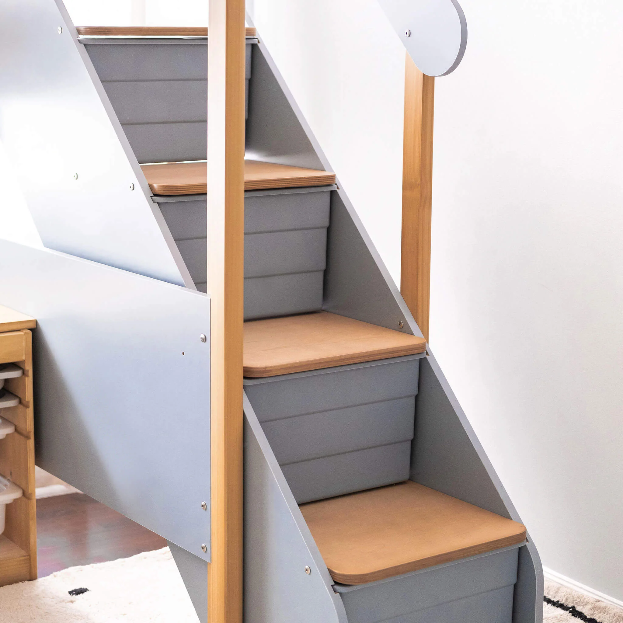 Natty King Single Loft with Storage Staircase - Image 7