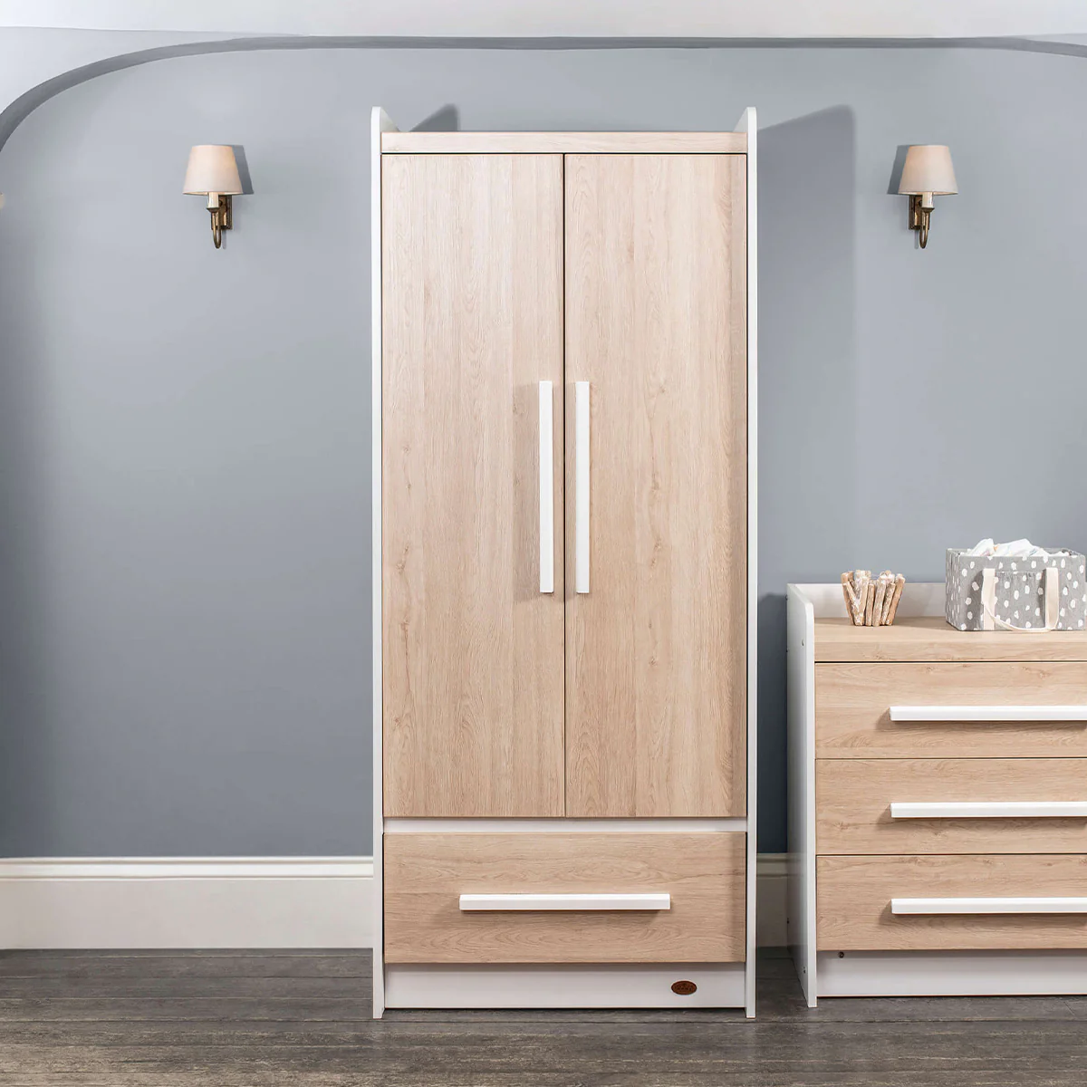 Neat 2 Door Wardrobe - Image 6