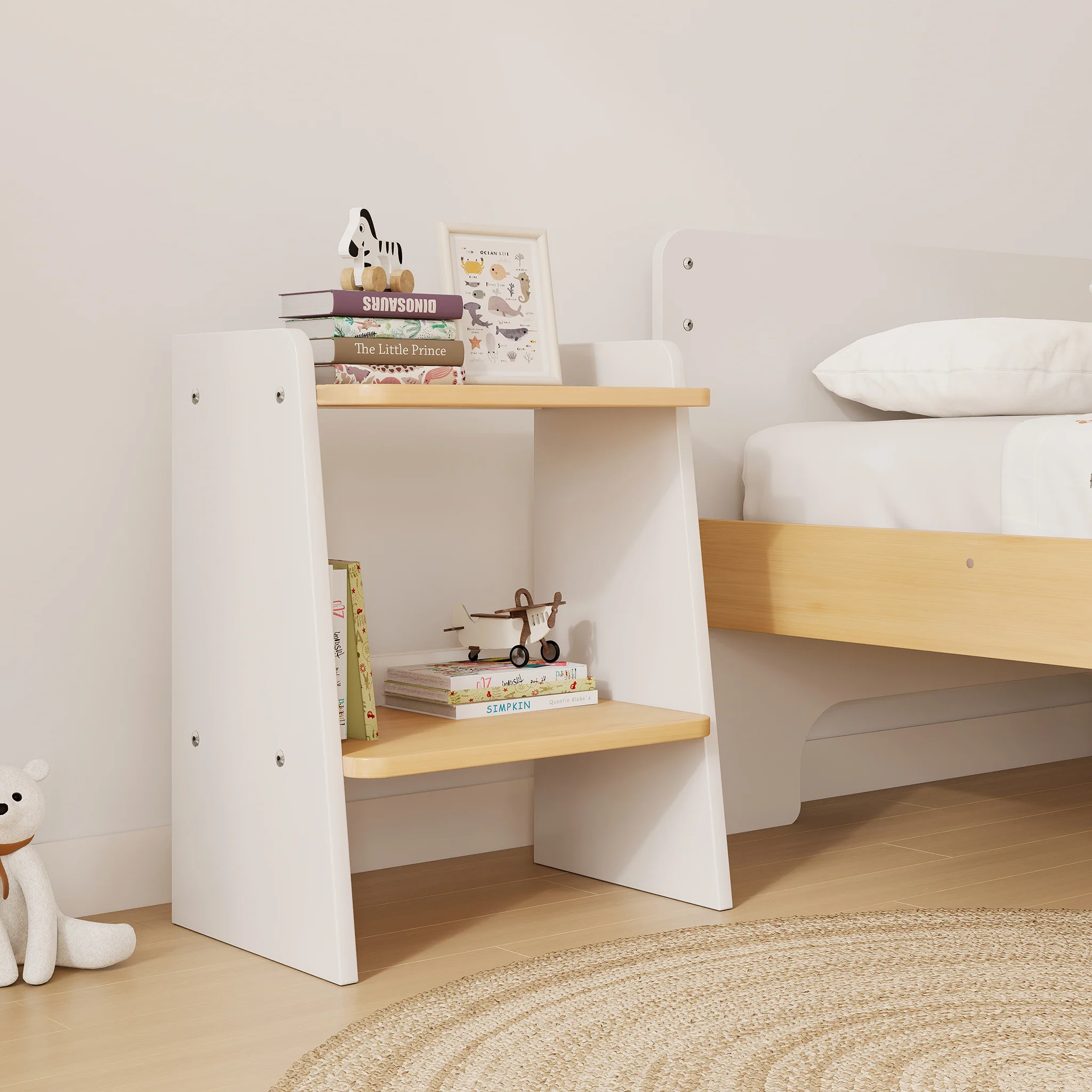 Neat Bedside Stand - Image 9