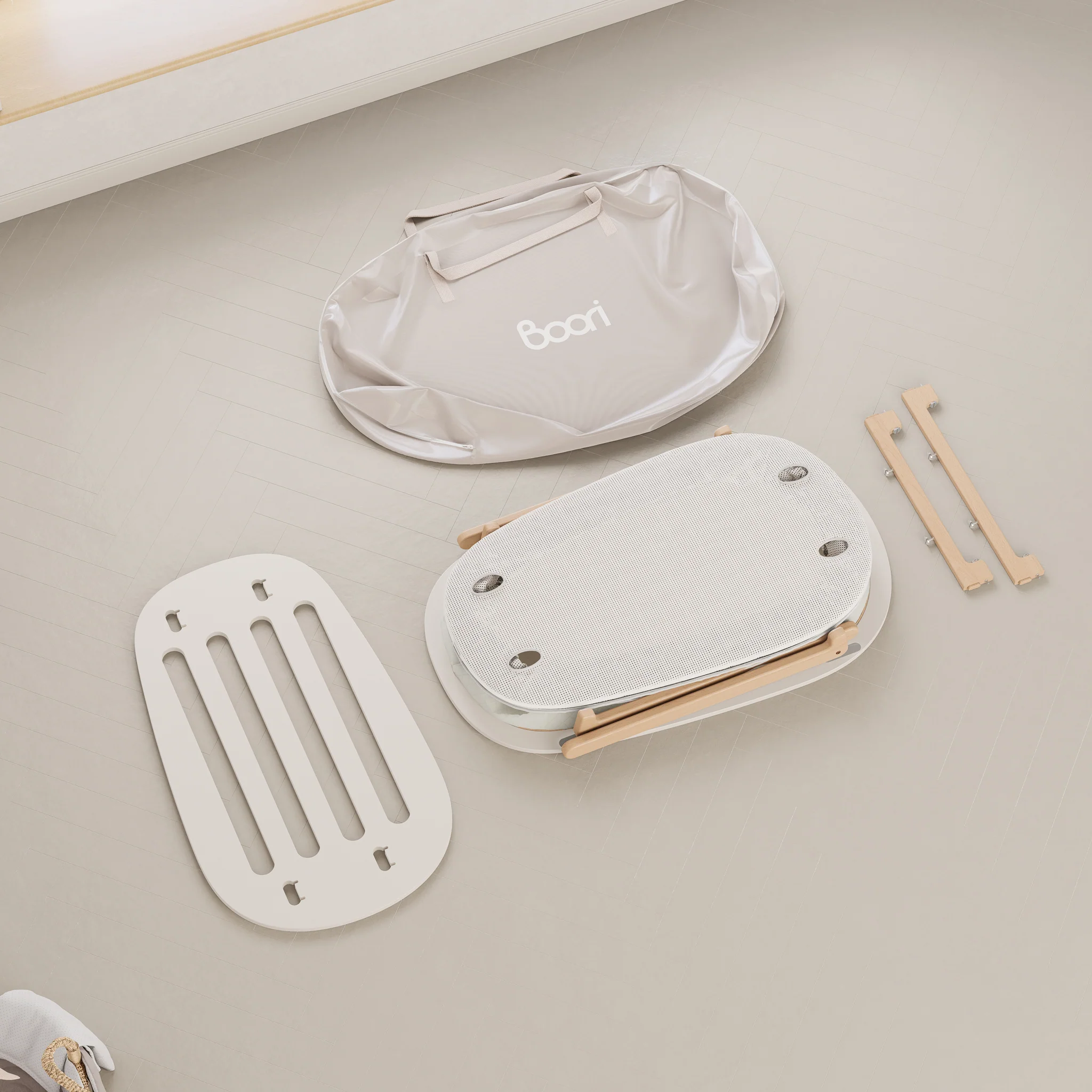 Nest Easy-store Compact Cot (Airflow Mattress included) - Image 14