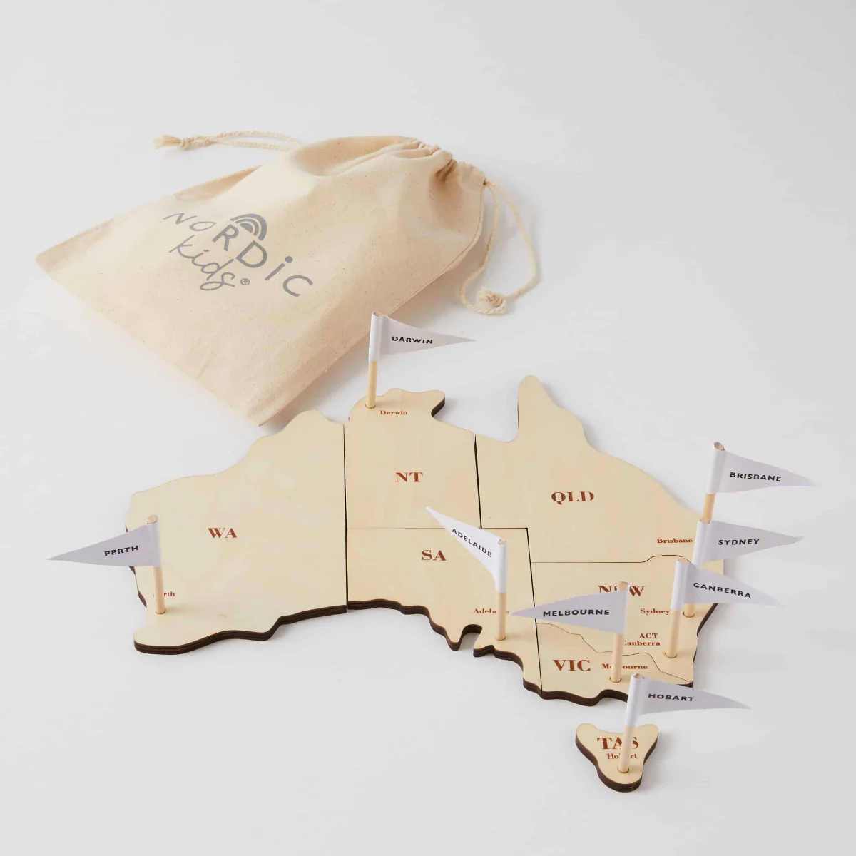 Nordic Kids Map Of Australia Puzzle - Image 3