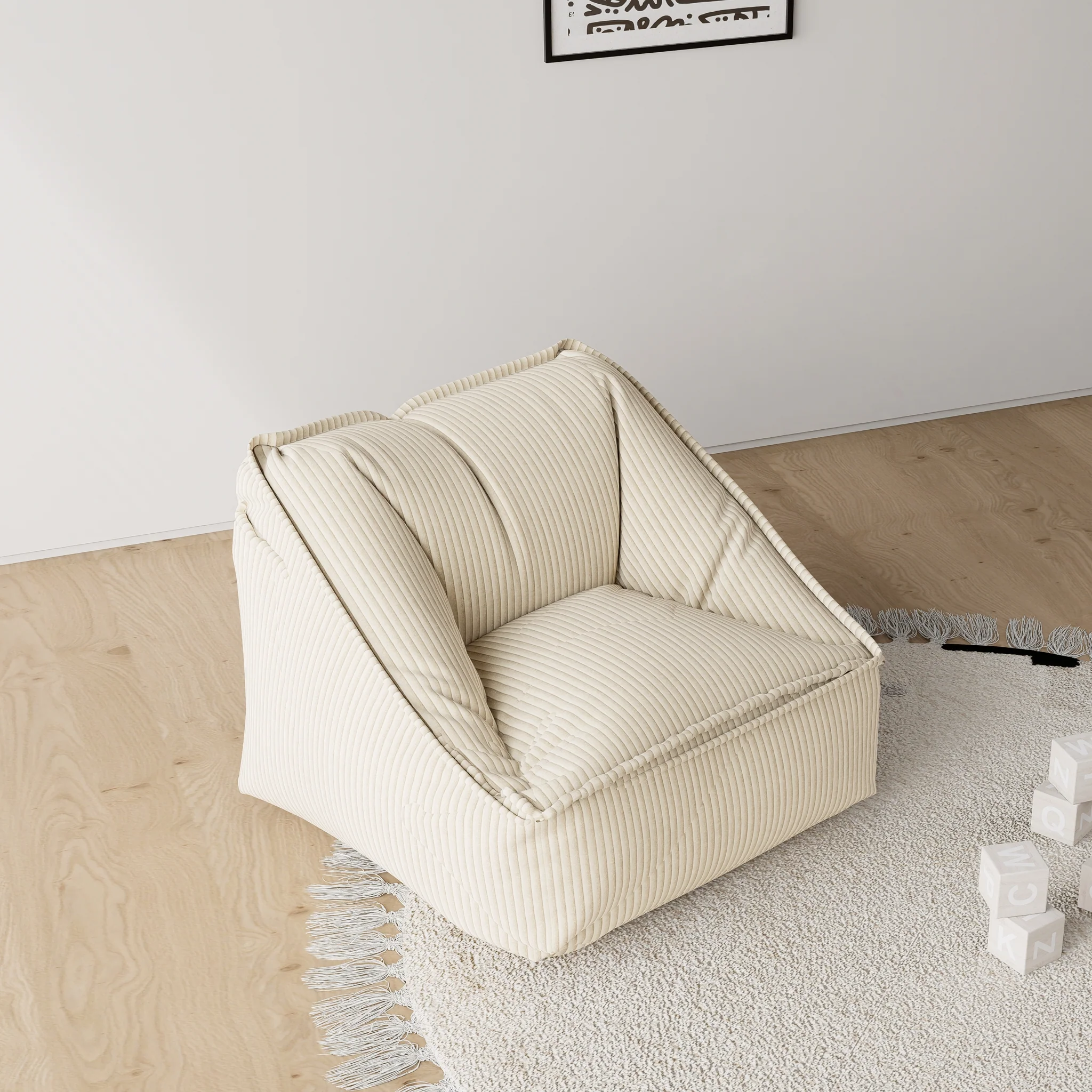 Olli Kids Corduroy Lounge Chair V26 - Image 12