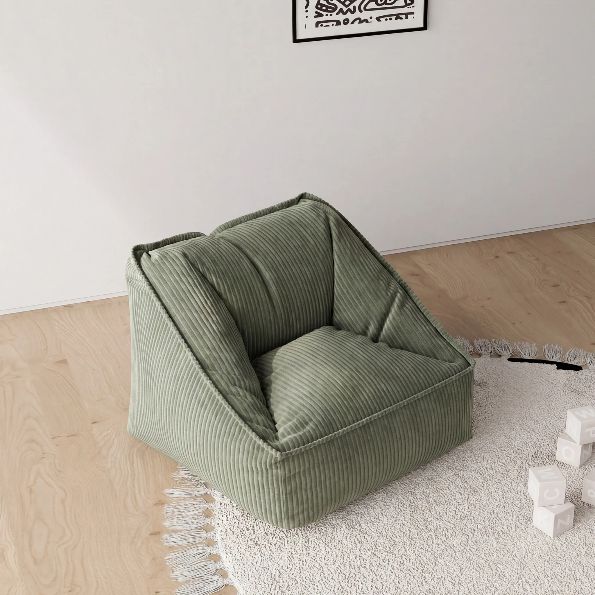 Olli Kids Corduroy Lounge Chair V26 - Image 13
