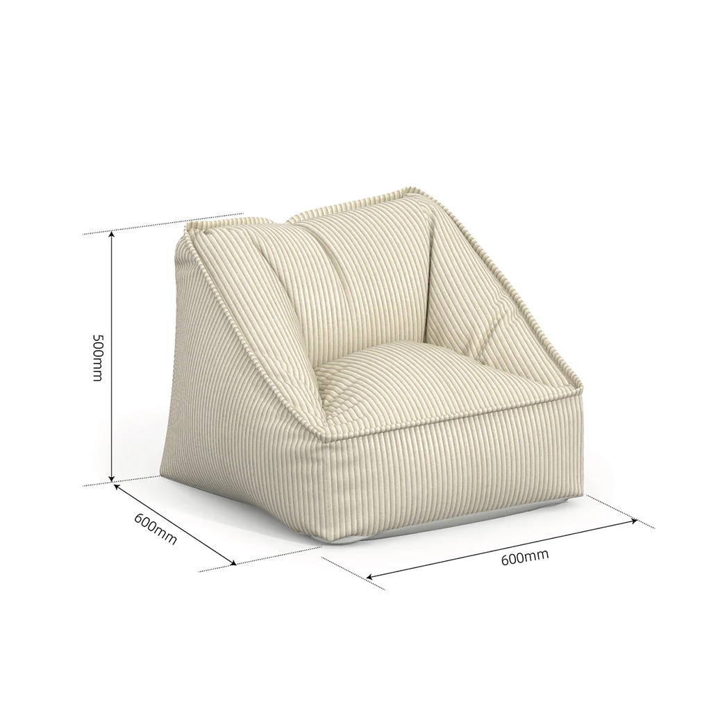 Olli Kids Corduroy Lounge Chair V26 - Image 2