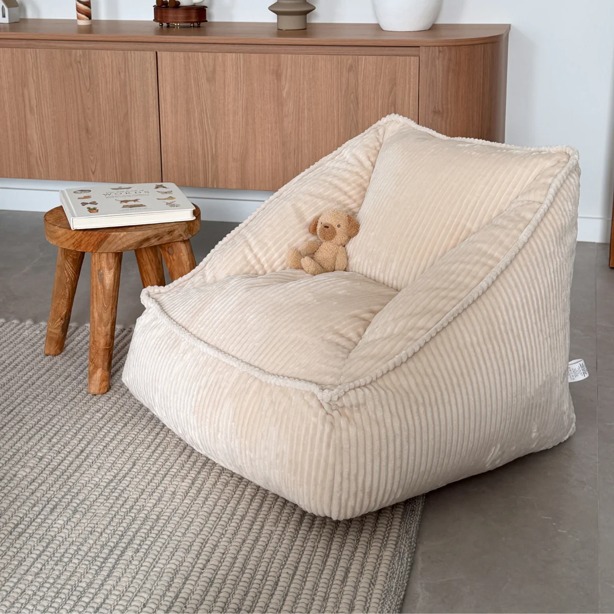 Olli Kids Corduroy Lounge Chair V26 - Image 4