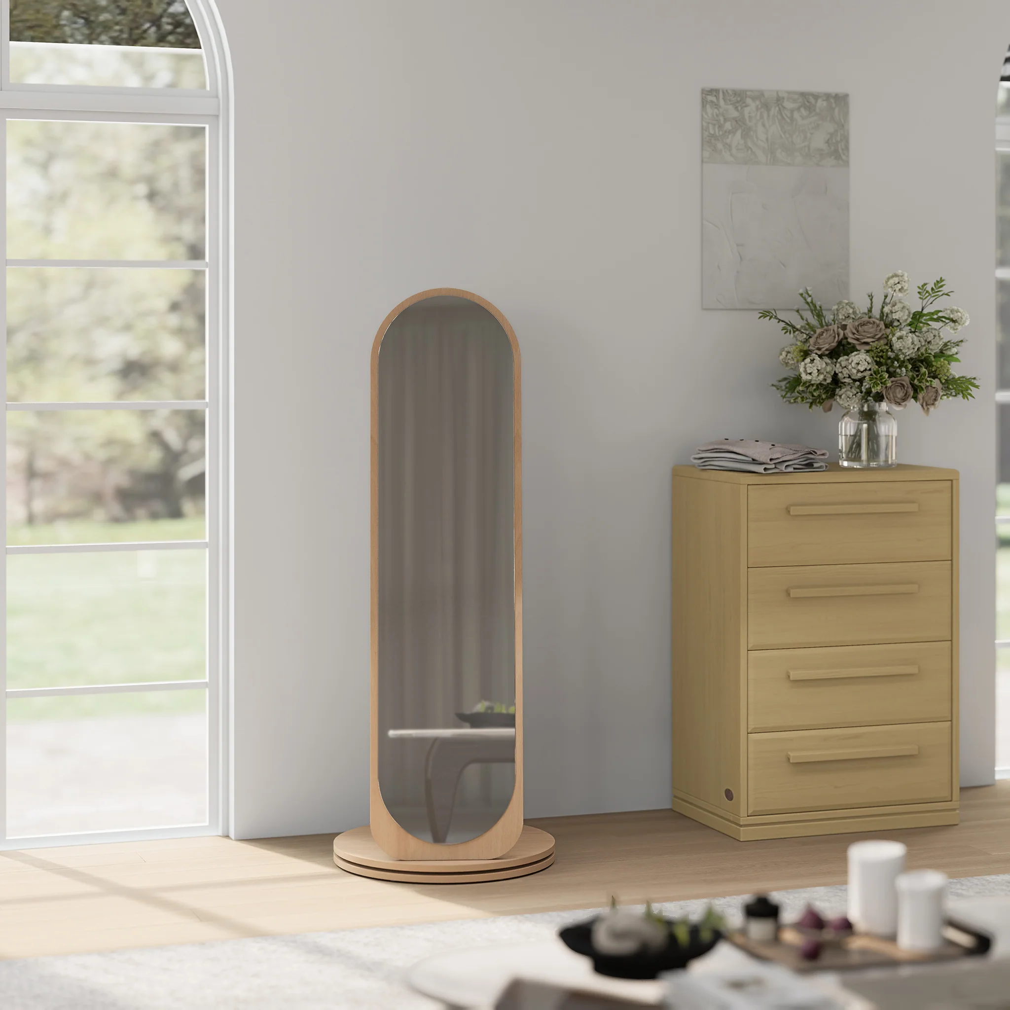 Orbis Rotating Dressing Mirror - Image 10