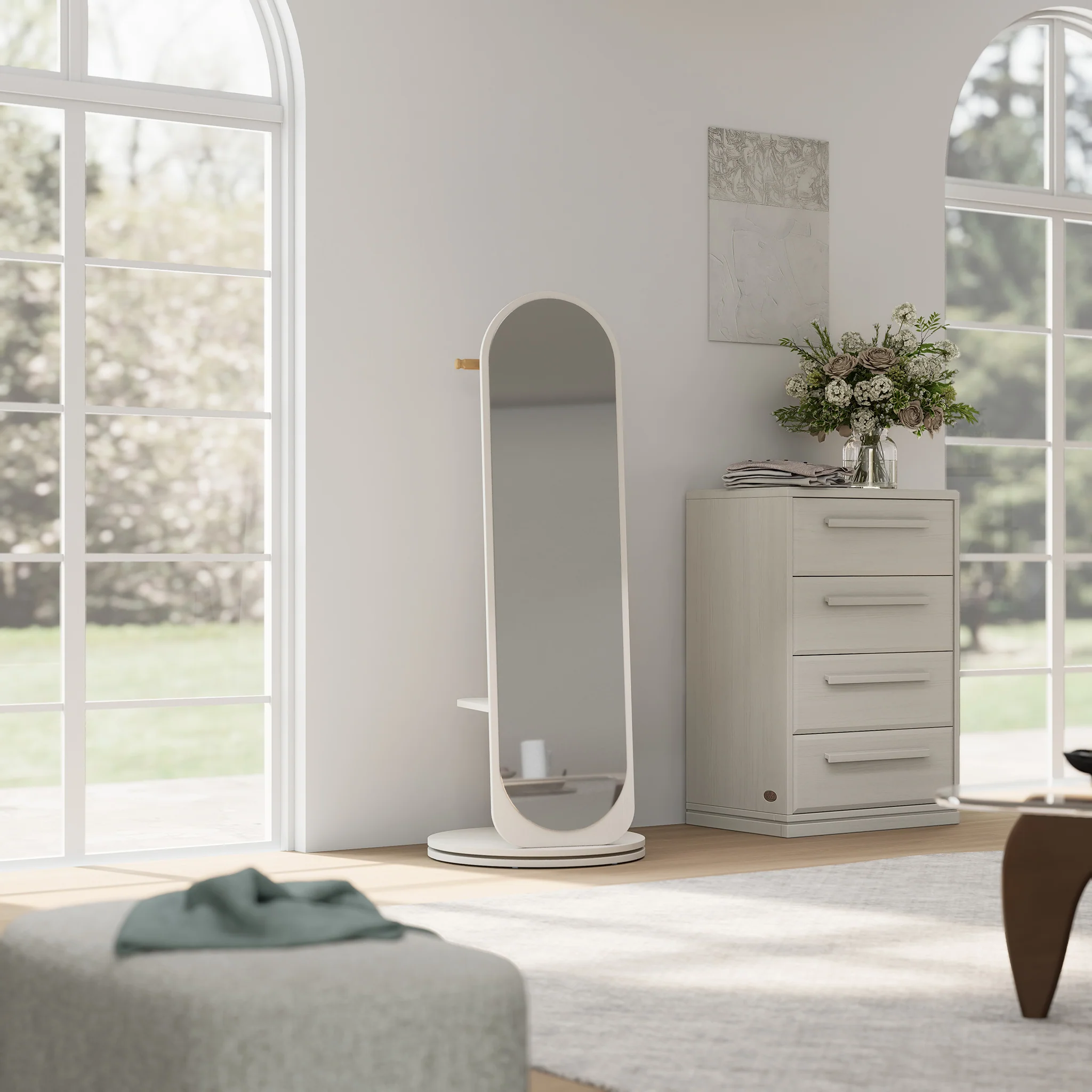 Orbis Rotating Dressing Mirror - Image 3