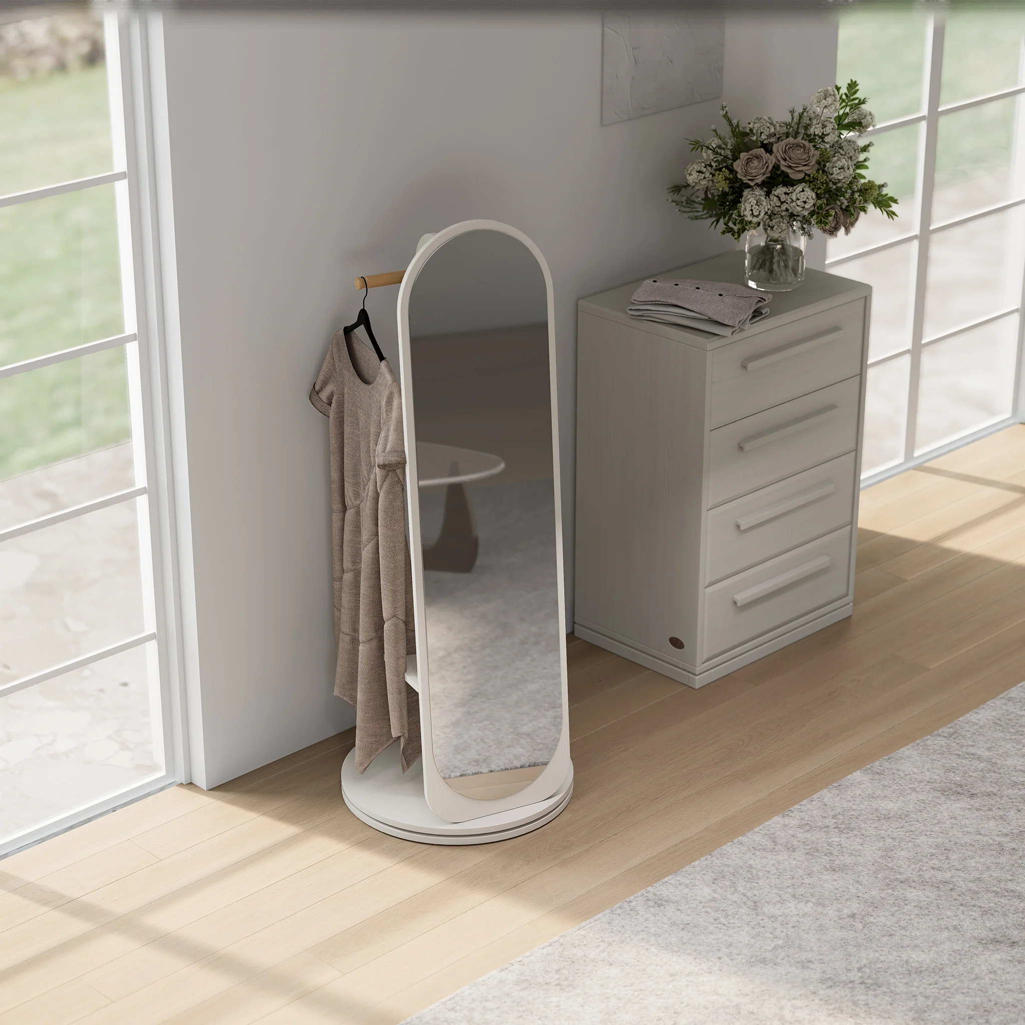 Orbis Rotating Dressing Mirror - Image 4