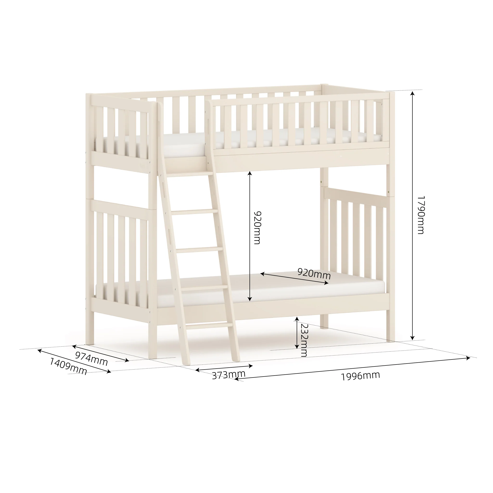 Oslo Single Bunk Bed - Image 2