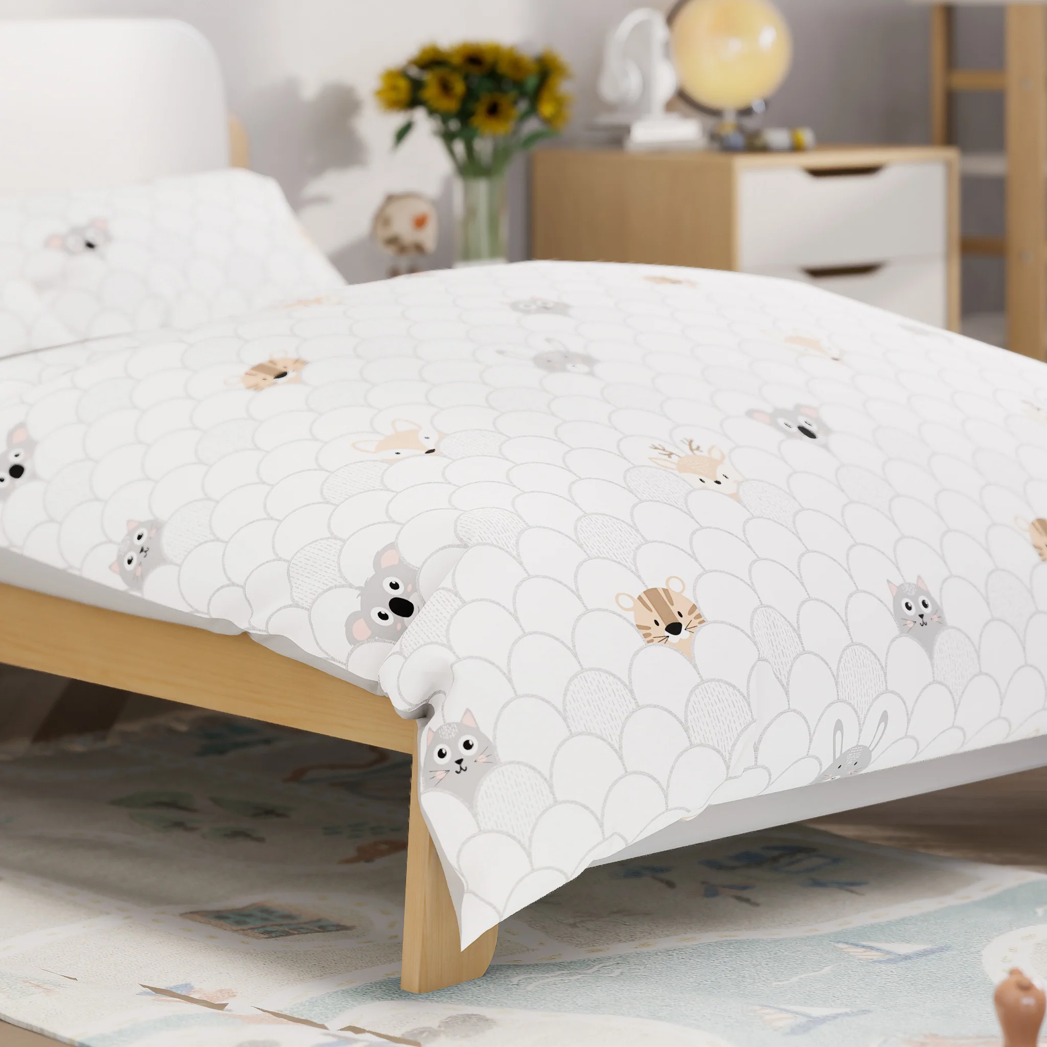 Peek-a-Boo Double Quilt Cover Set - Image 6