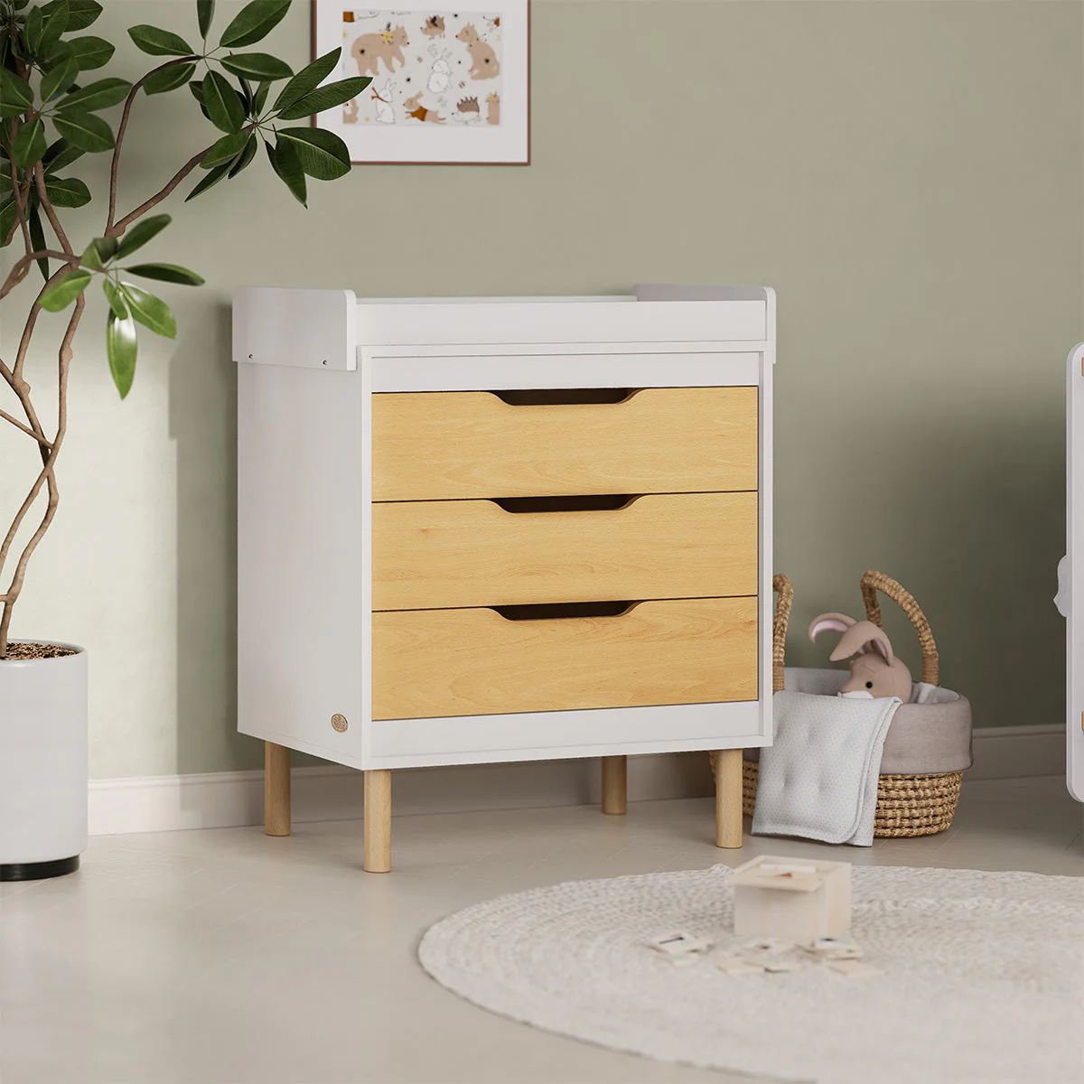 Perla 3 Drawer Chest + Change Tray - Image 3